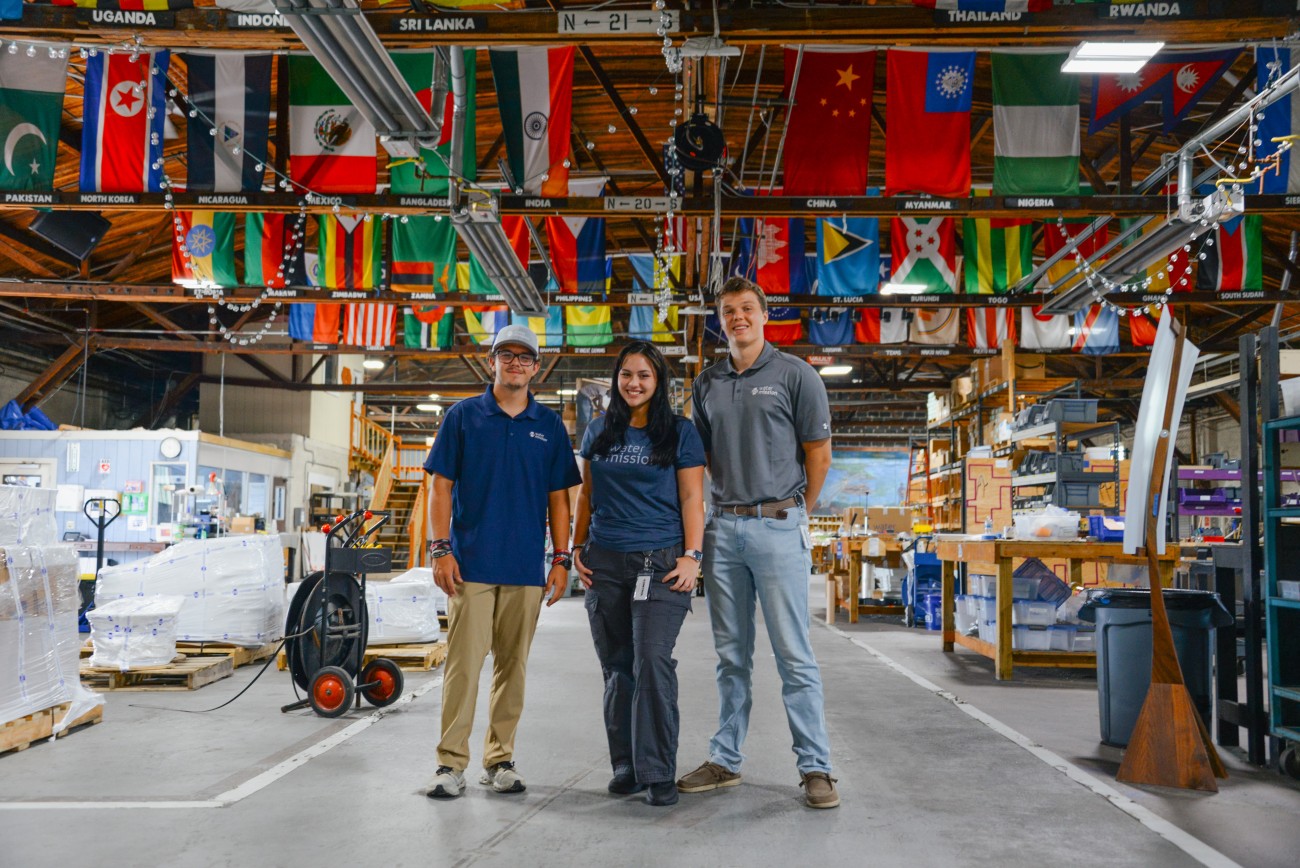 Water Mission summer interns at headquarters in Charleston, SC.