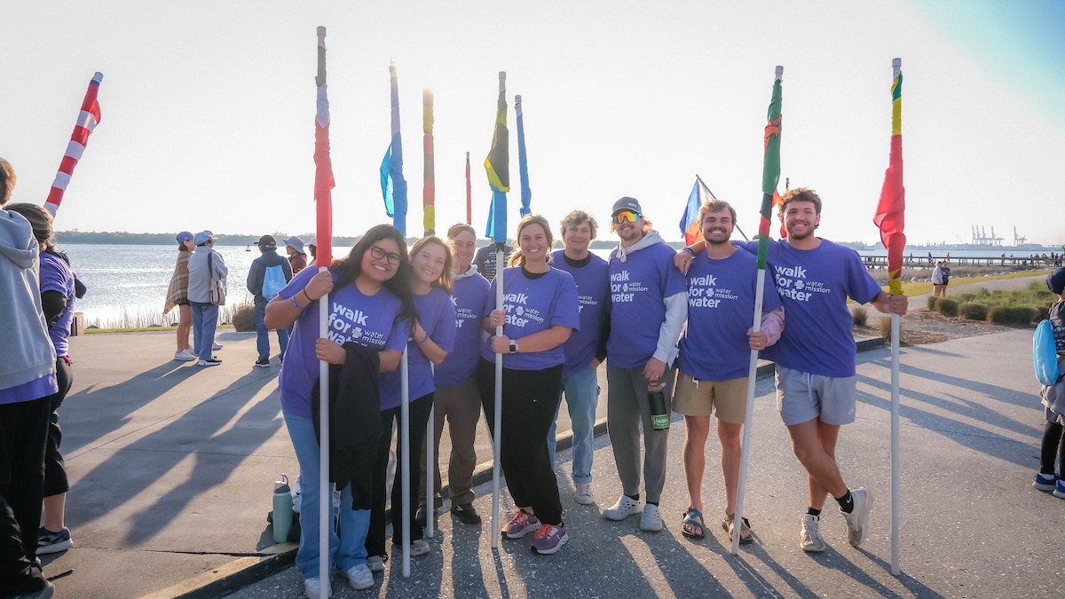 Volunteers at the 2026 Walk for Water in Charleston