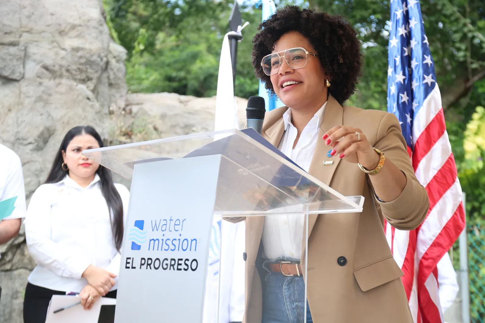 Honduras Country Director at the commissioning ceremony