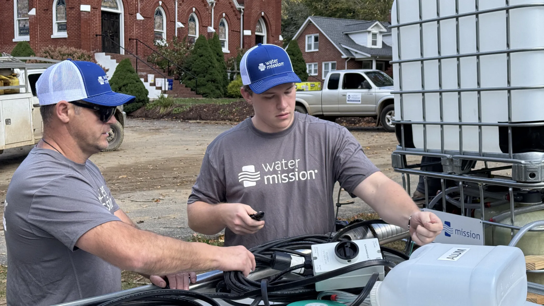 Water Mission volunteers.