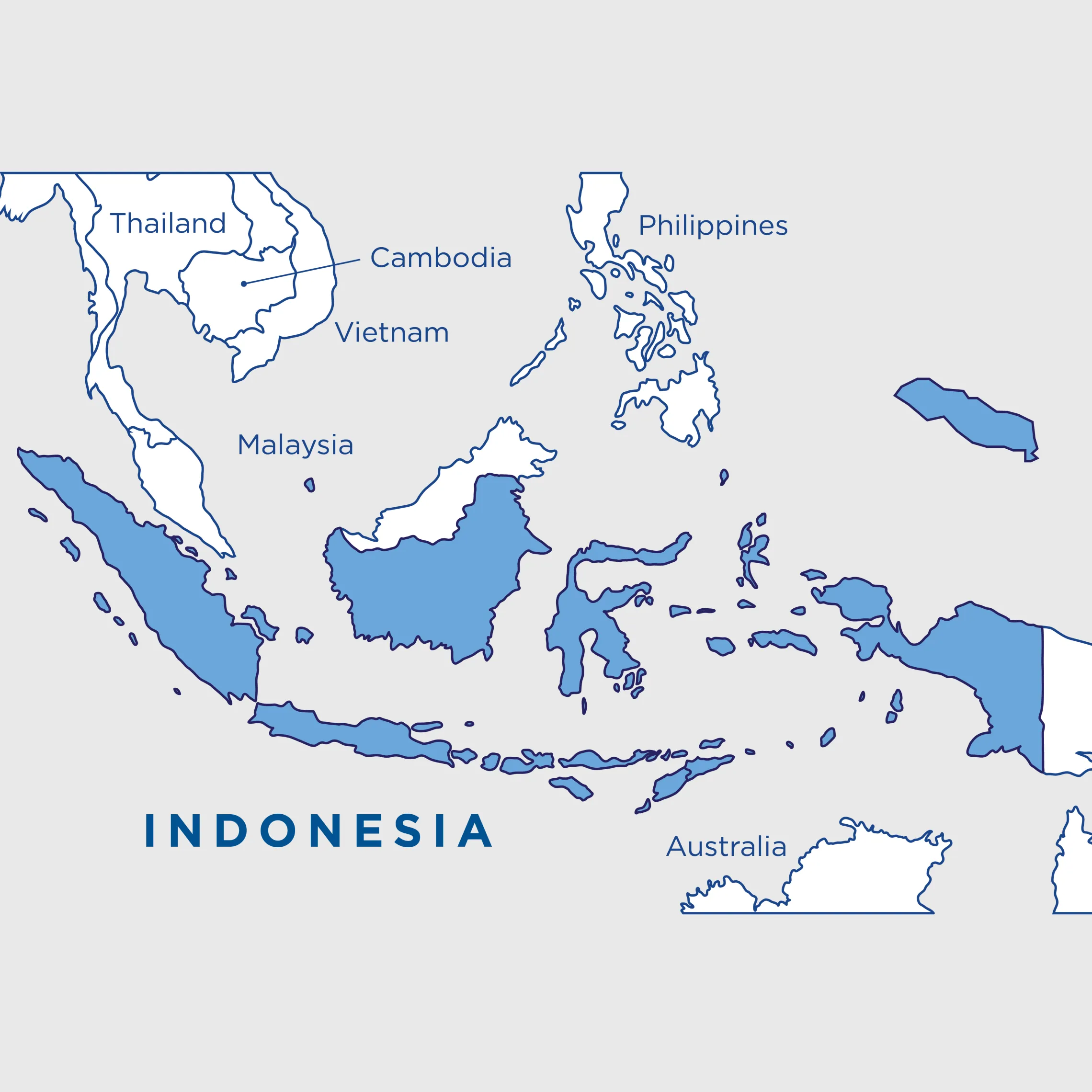 Map of Indonesia