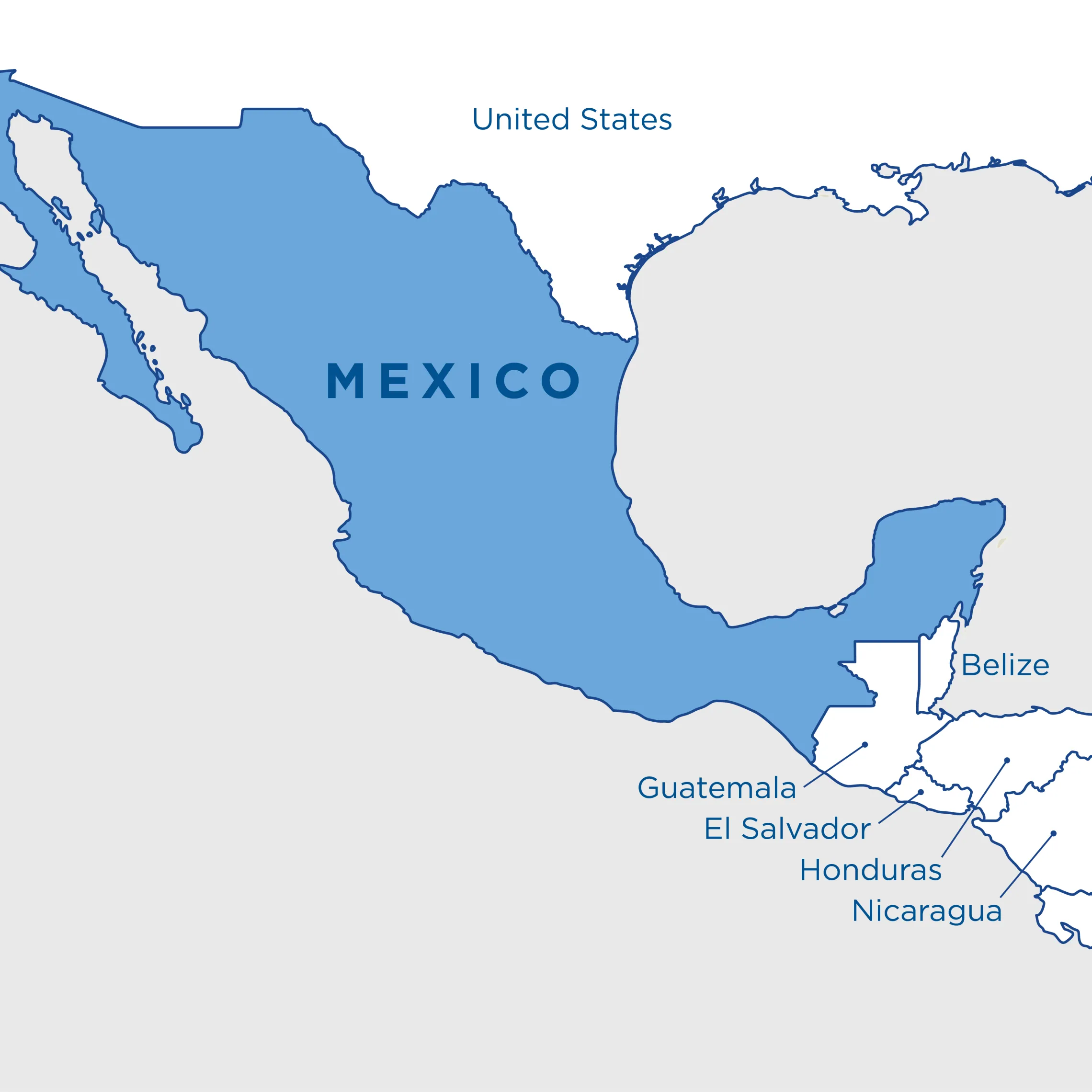 Map of Mexico