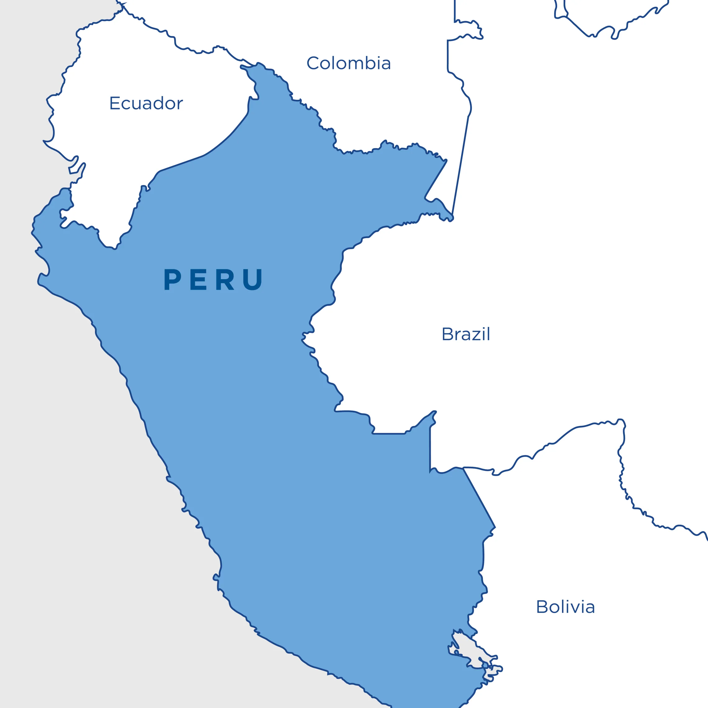 Map of Peru