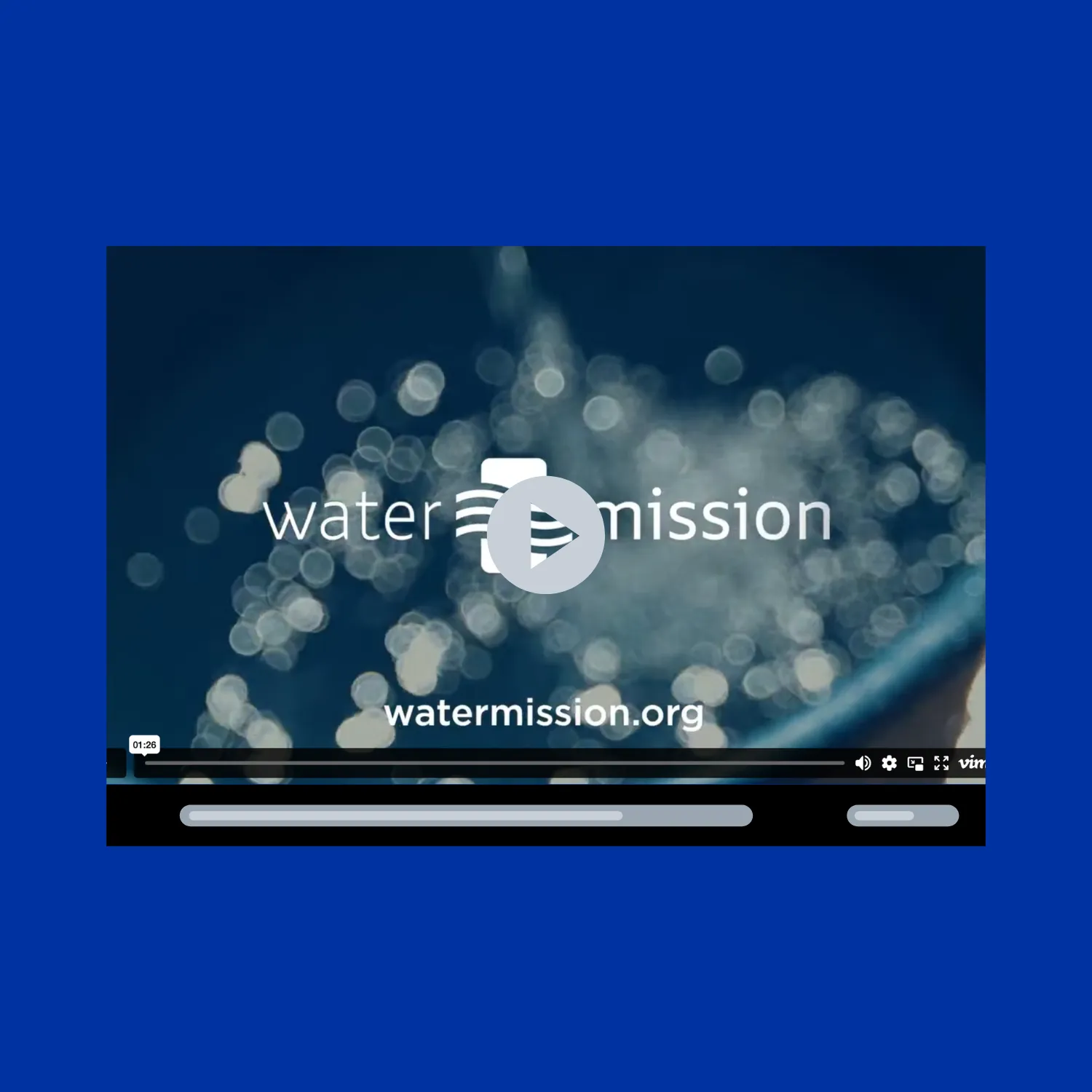 General Water Mission Overview Video