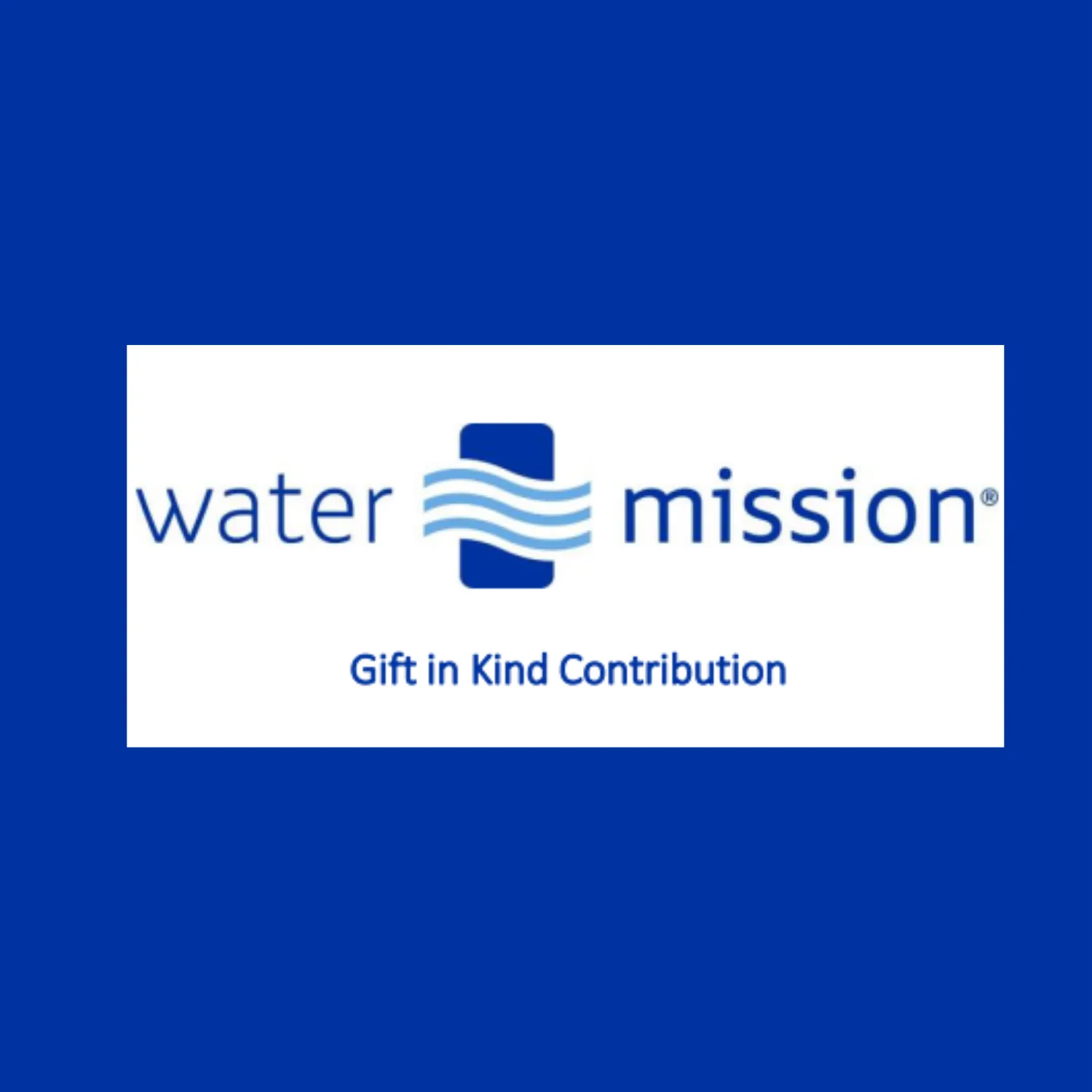Gift in Kind Contribution