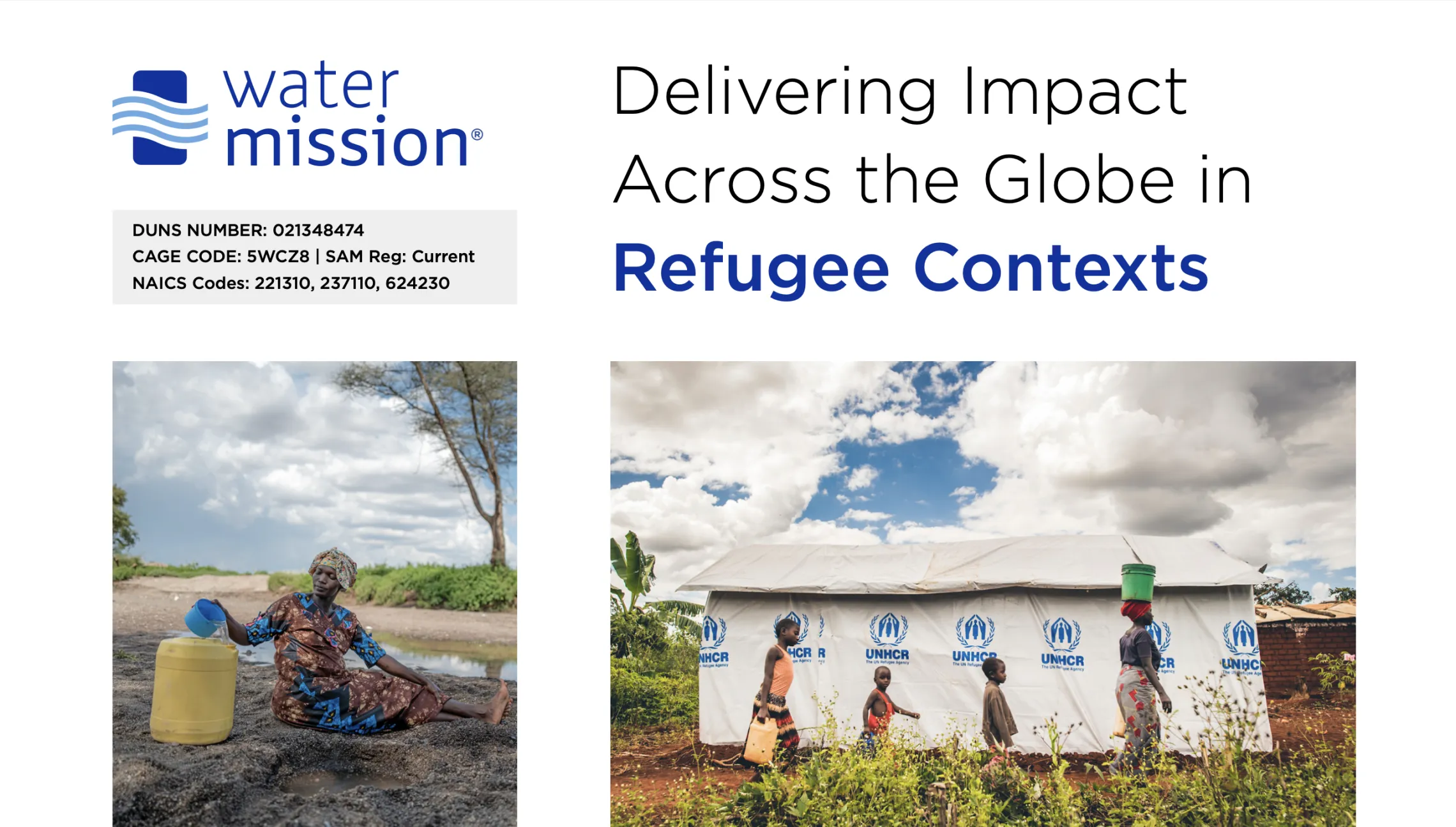 Water Mission Refugee Capacity Statement