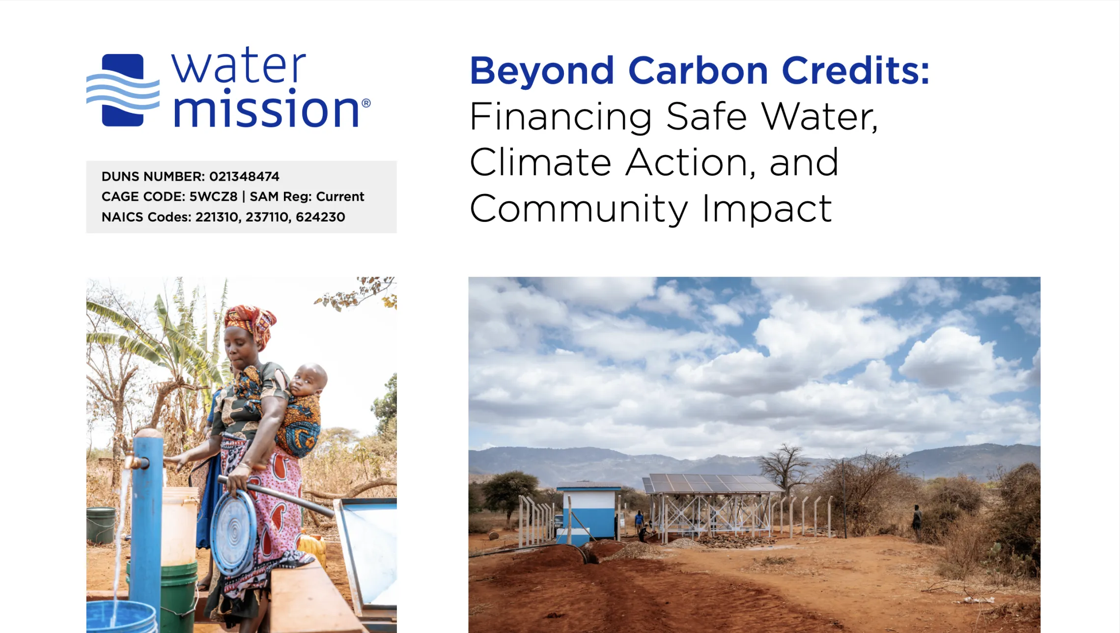 Water Mission Carbon Capacity Statement