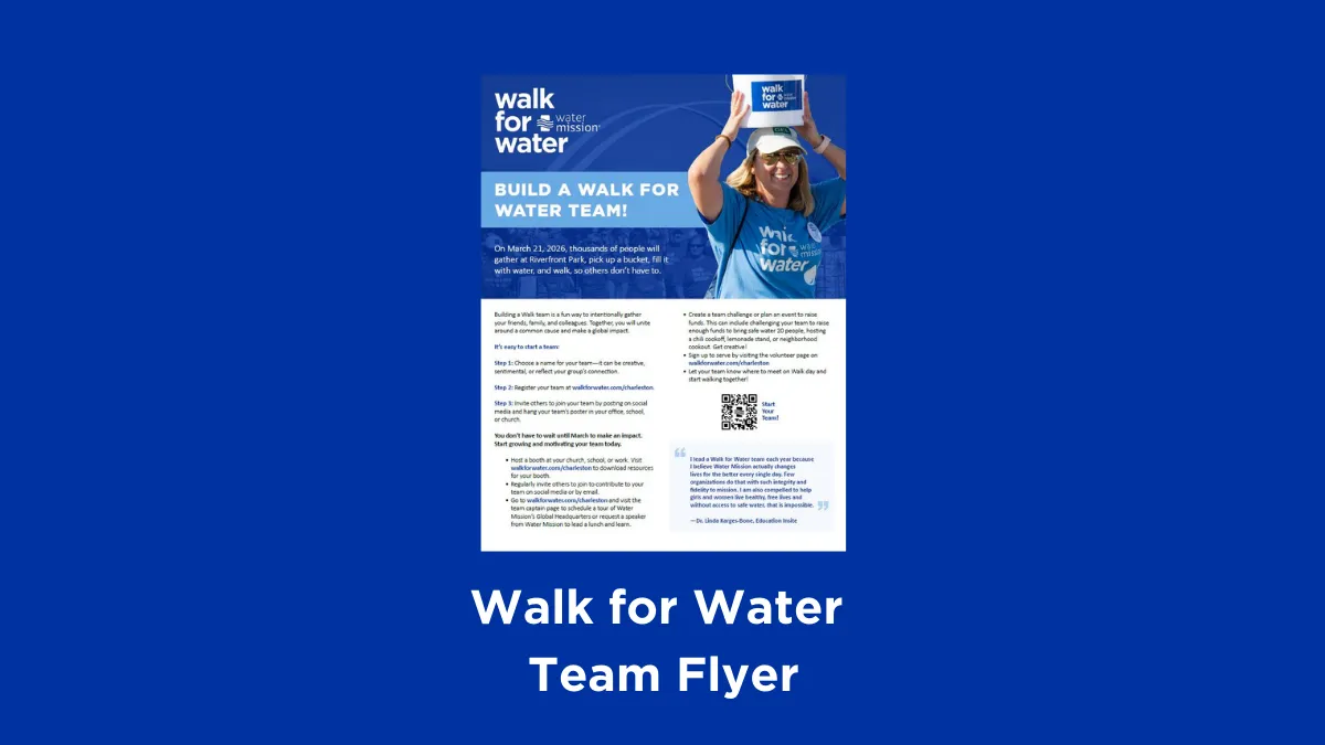 2026 Walk Team Flyer
