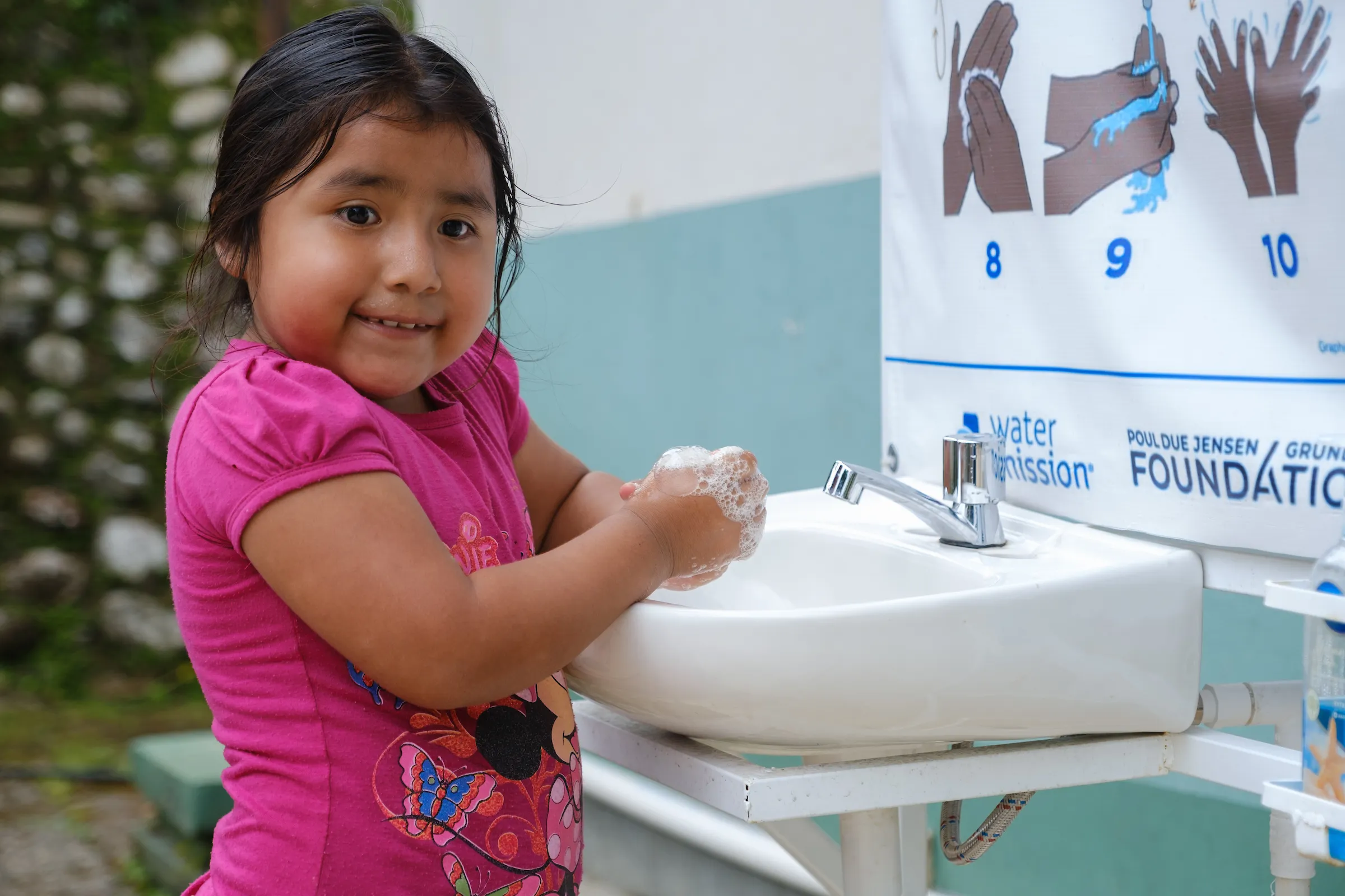 Girl Washing Hands