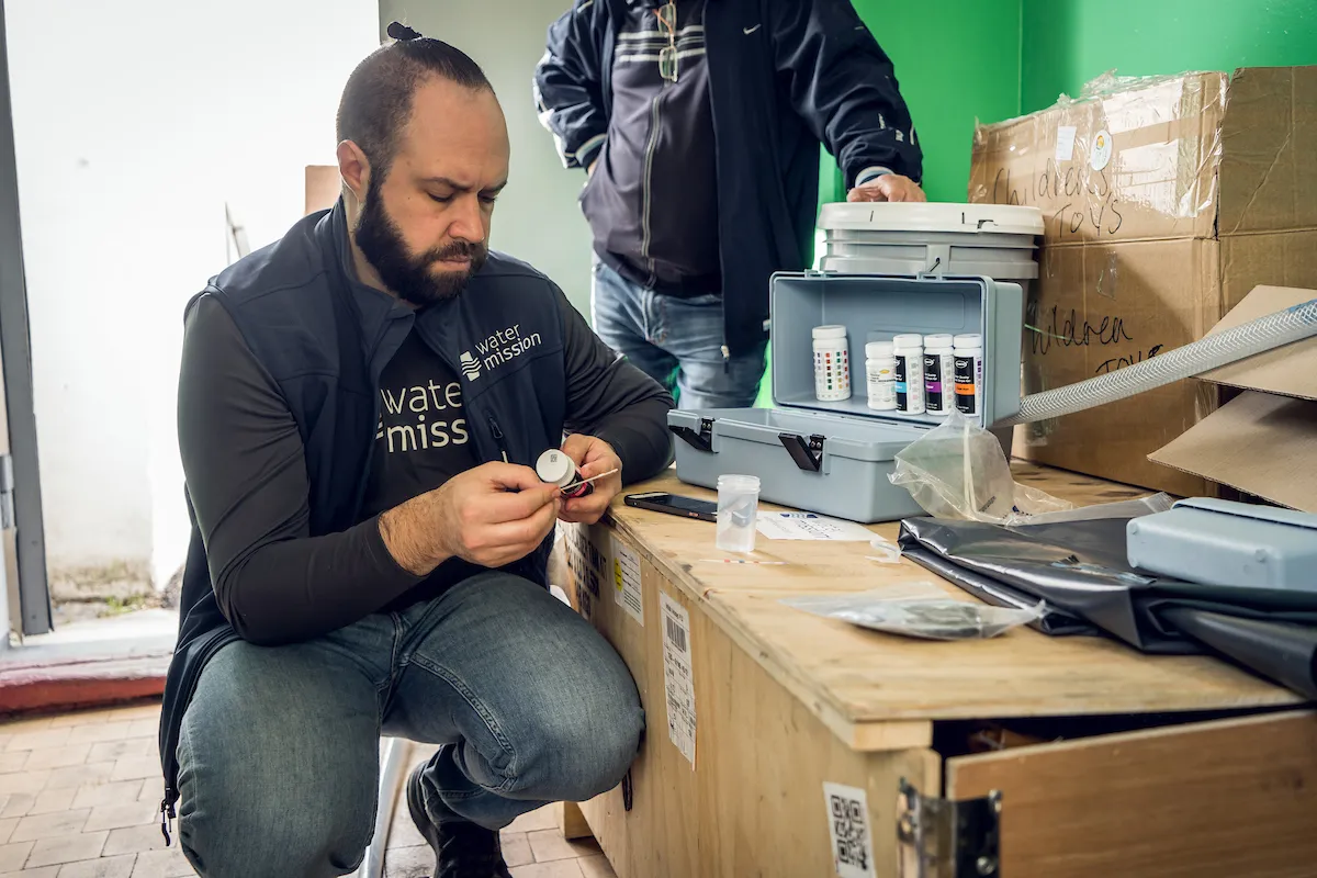 Water quality testing in Ukraine