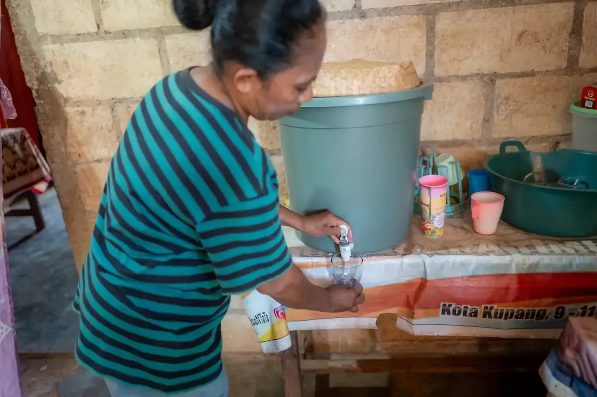 In 2022, Water Mission implemented a safe water project in Boneana that brings safe water straight to the homes of 268 people, including Martha.