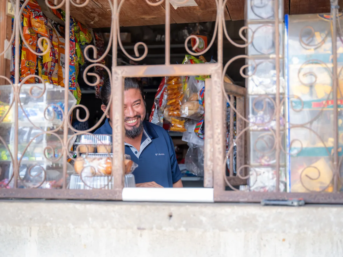 Denis at his business