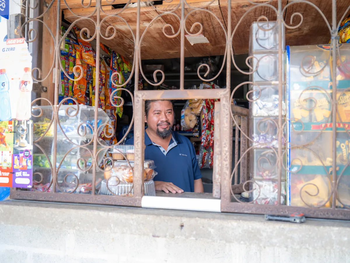 Denis at his business