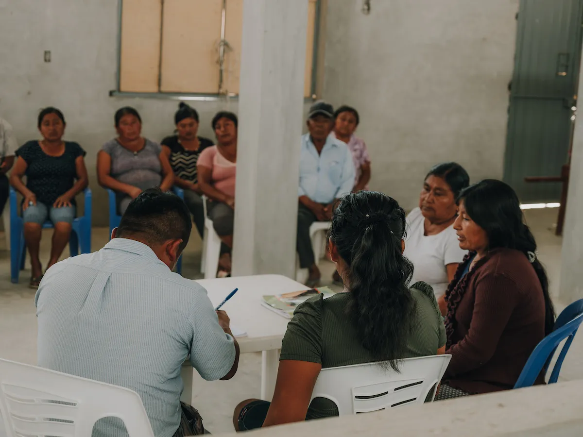 Safe Water Committee meeting in Peru.