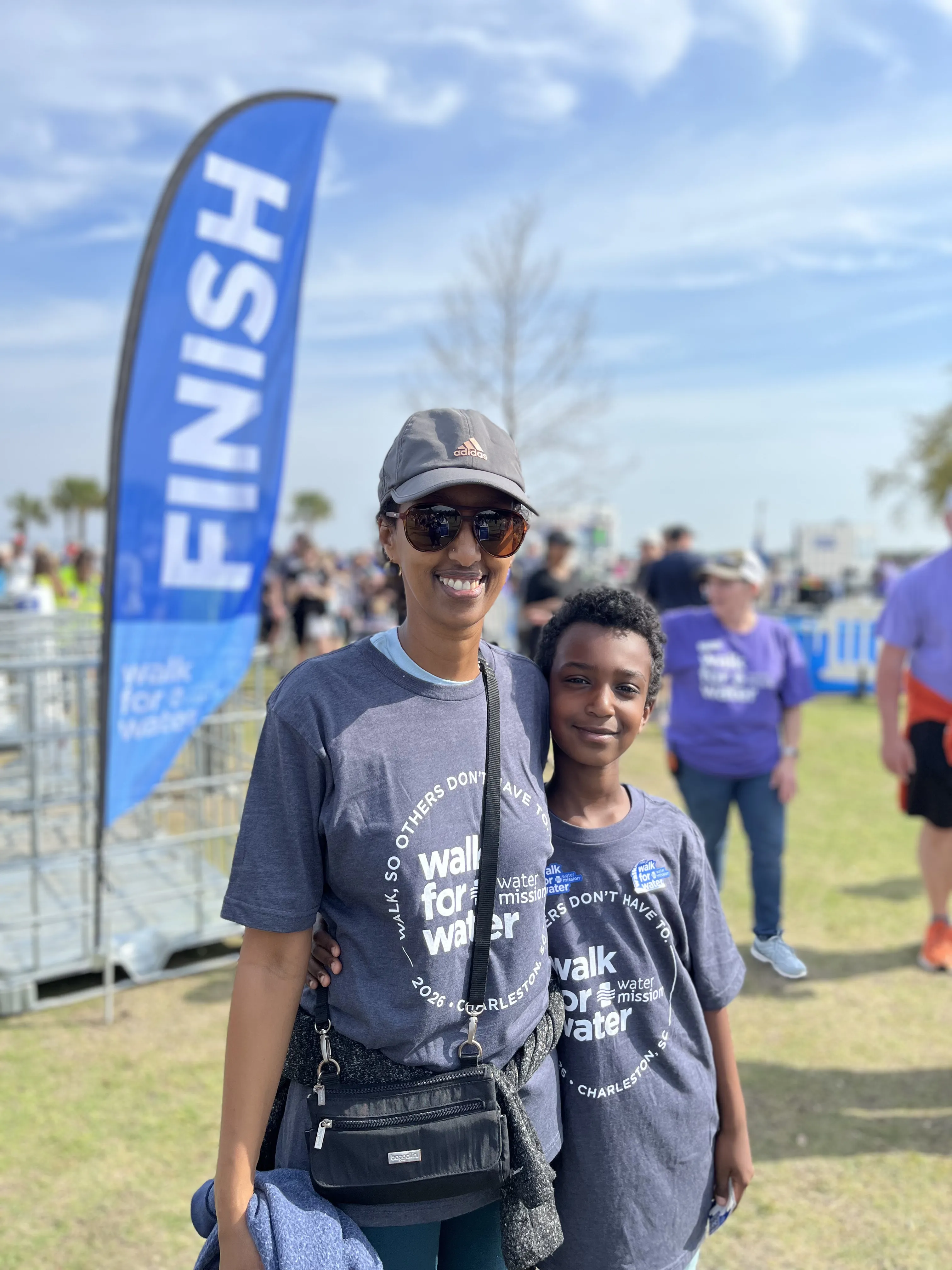 Melley and Nood at the Walk for Water