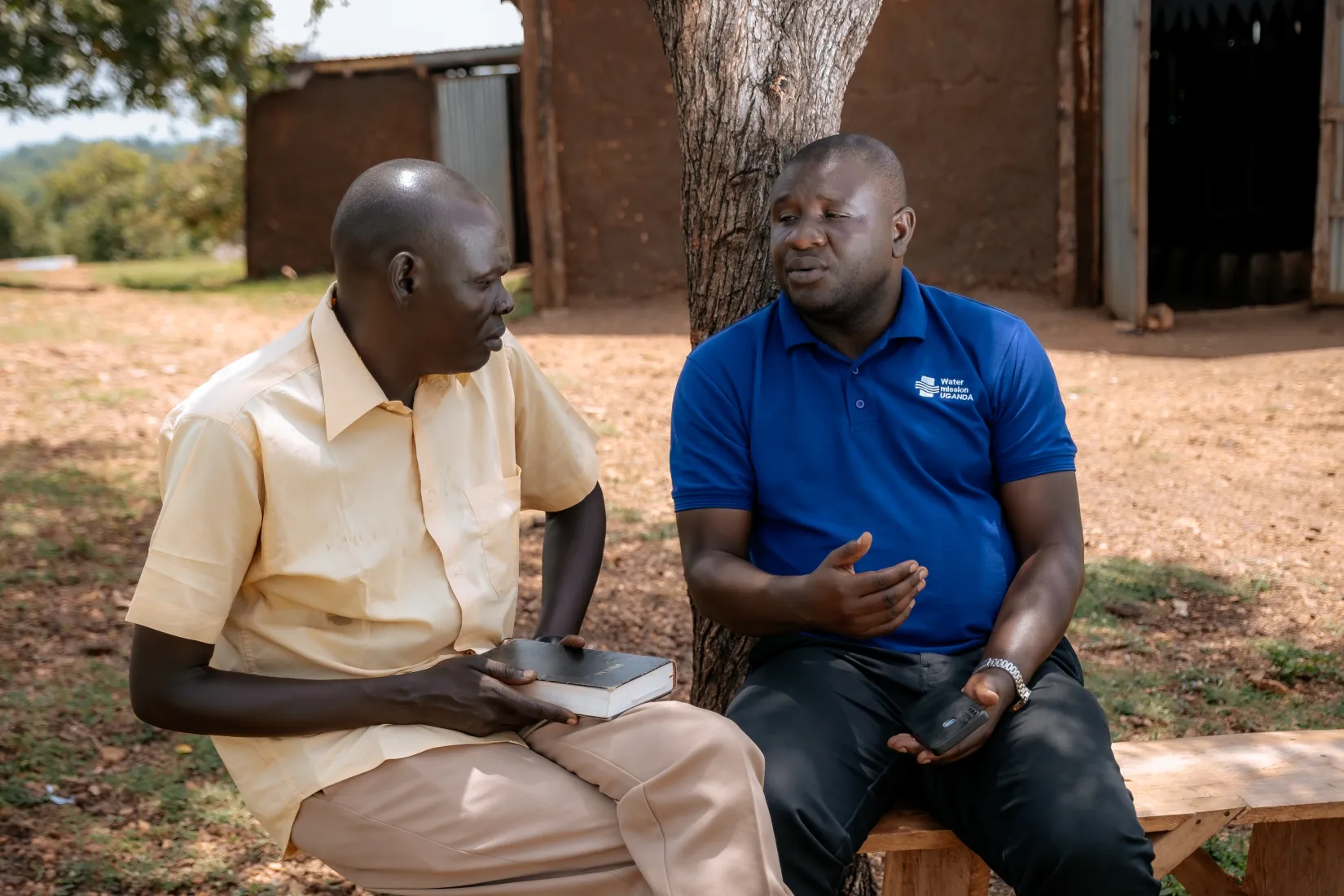 Living Water Coordinator Rev. James Kasio and Rev. Satimon Bida Abraham.