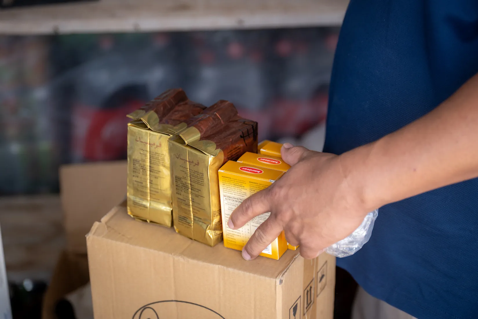 Denis at his business