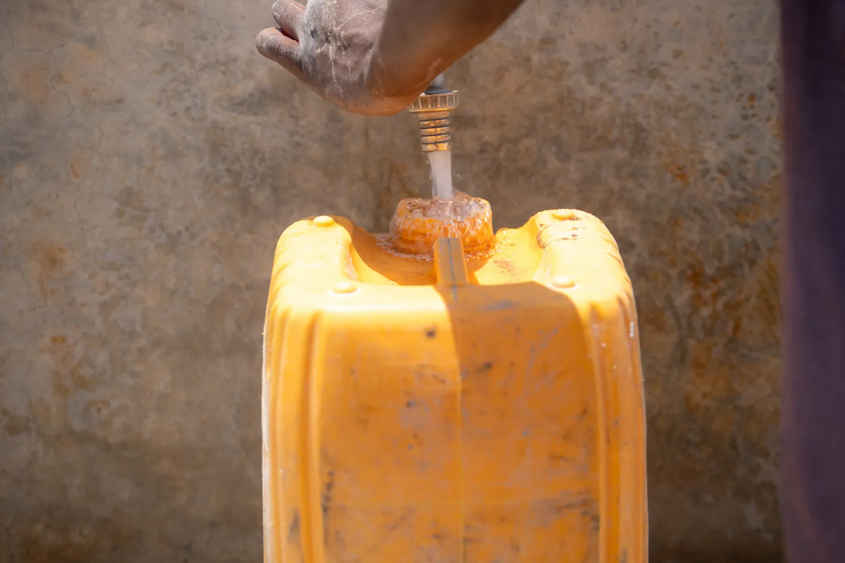 Safe water being accessed