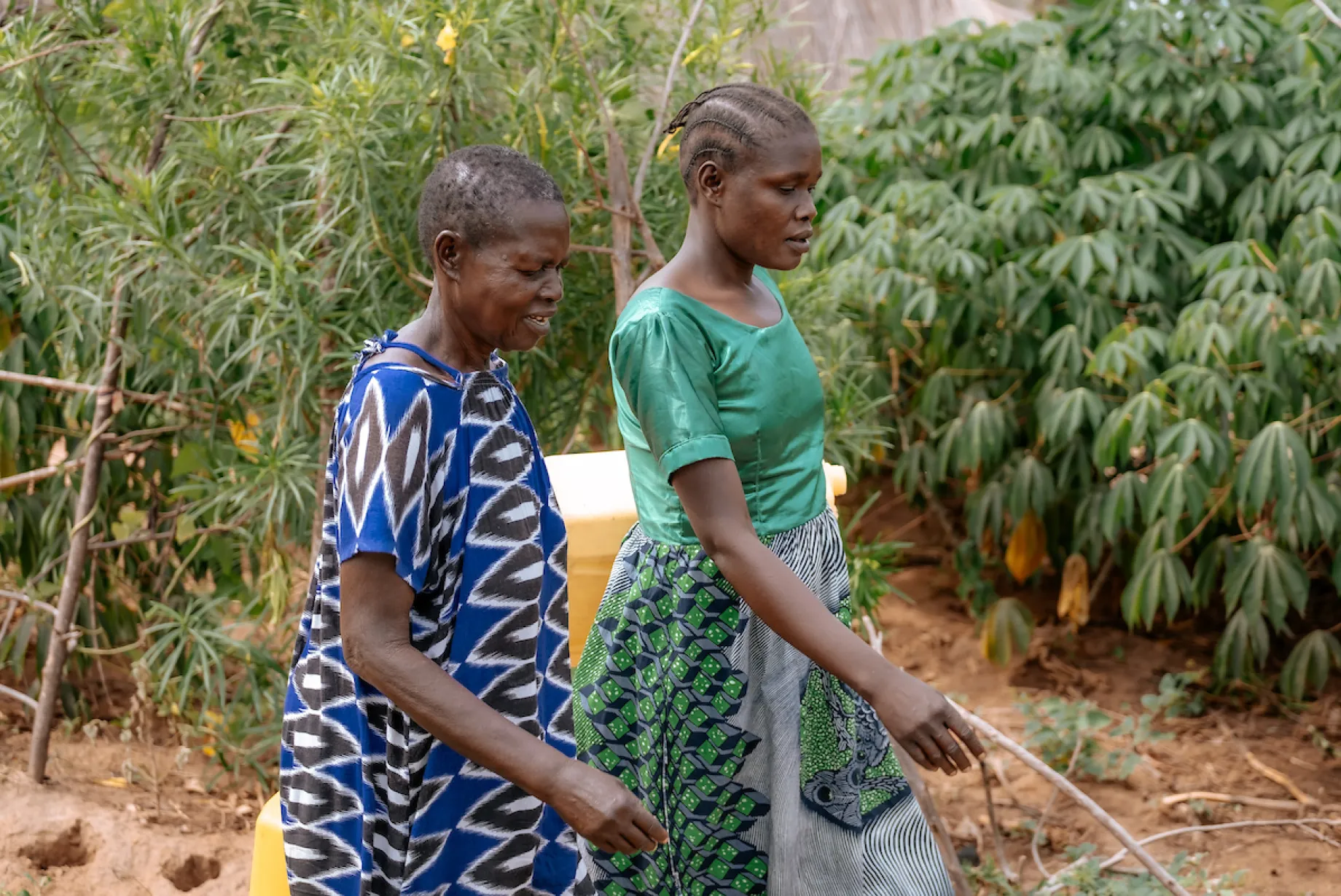 Women walk for water