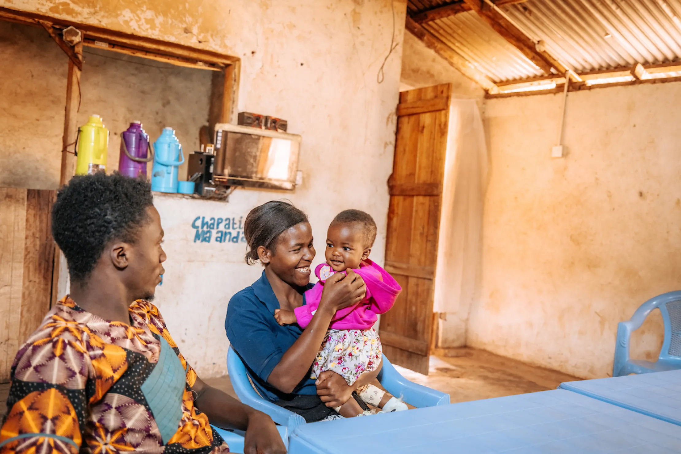 Jackline at her restaurant