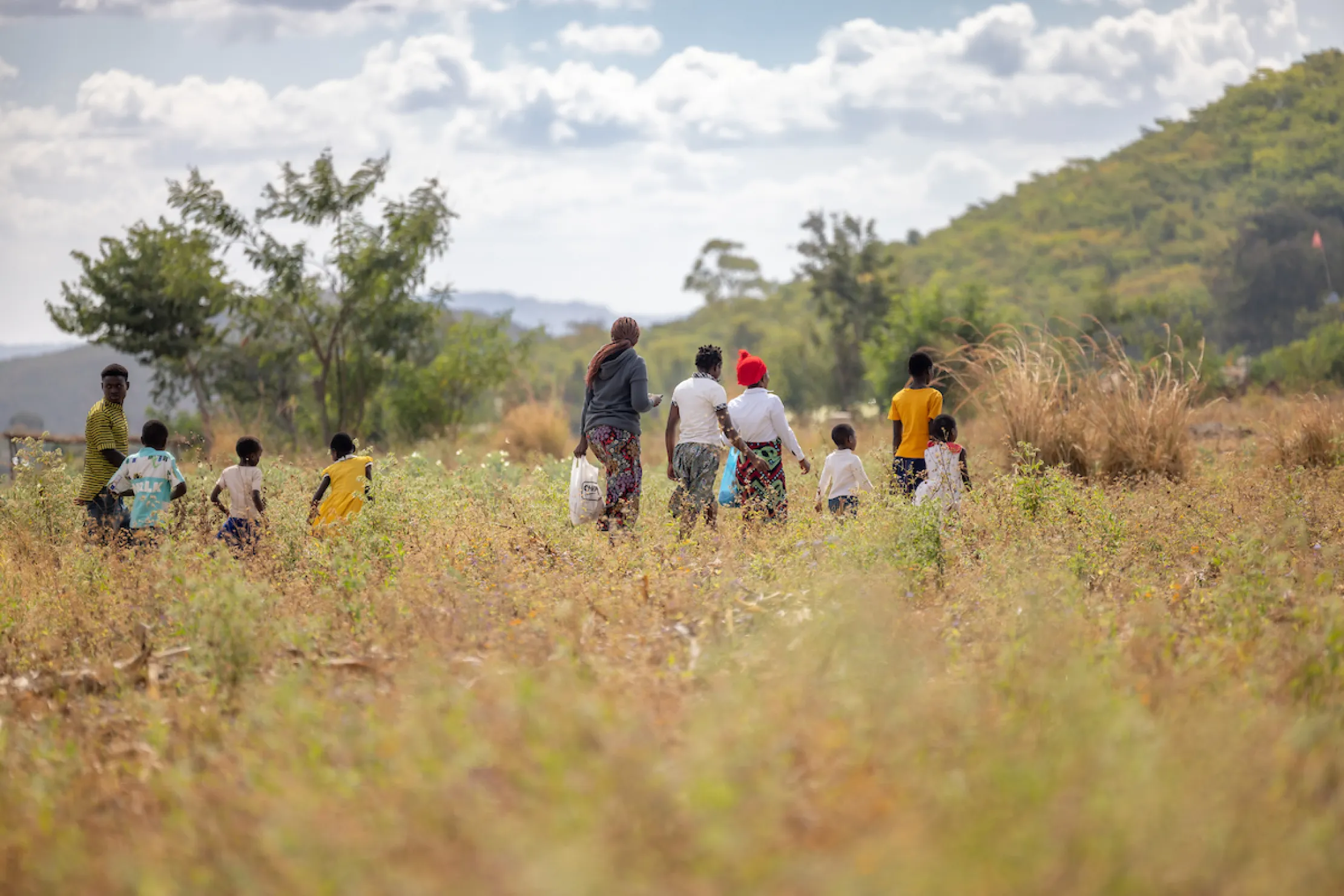 People in Africa, Malawi walking for water