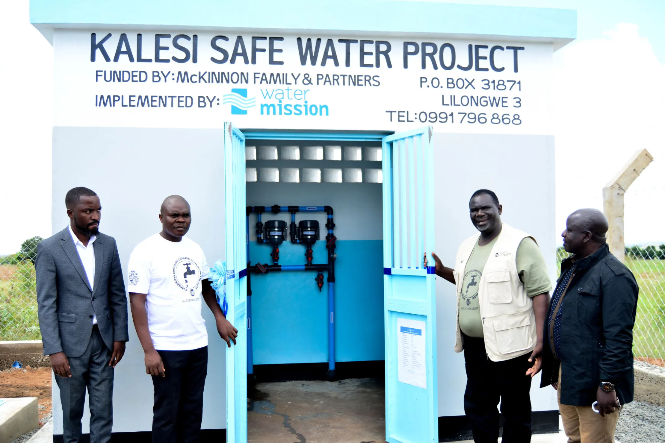 Safe water project in Malawi, Africa