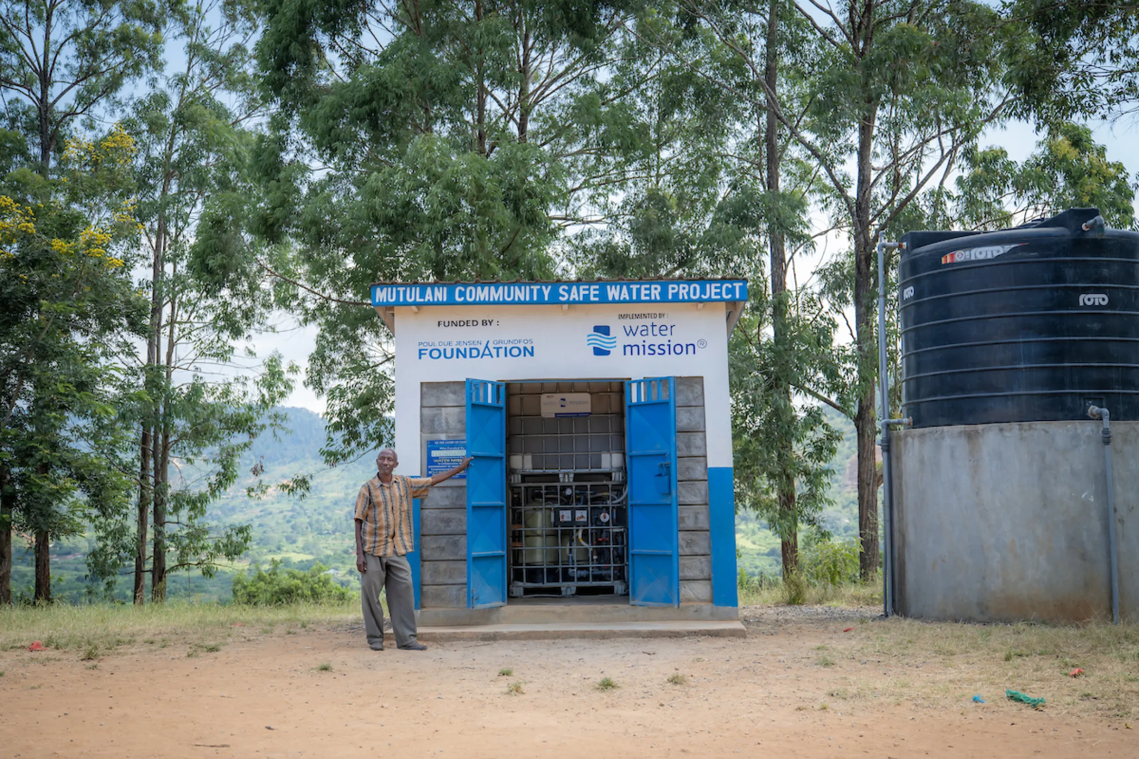 Safe water project in Kenya, Africa