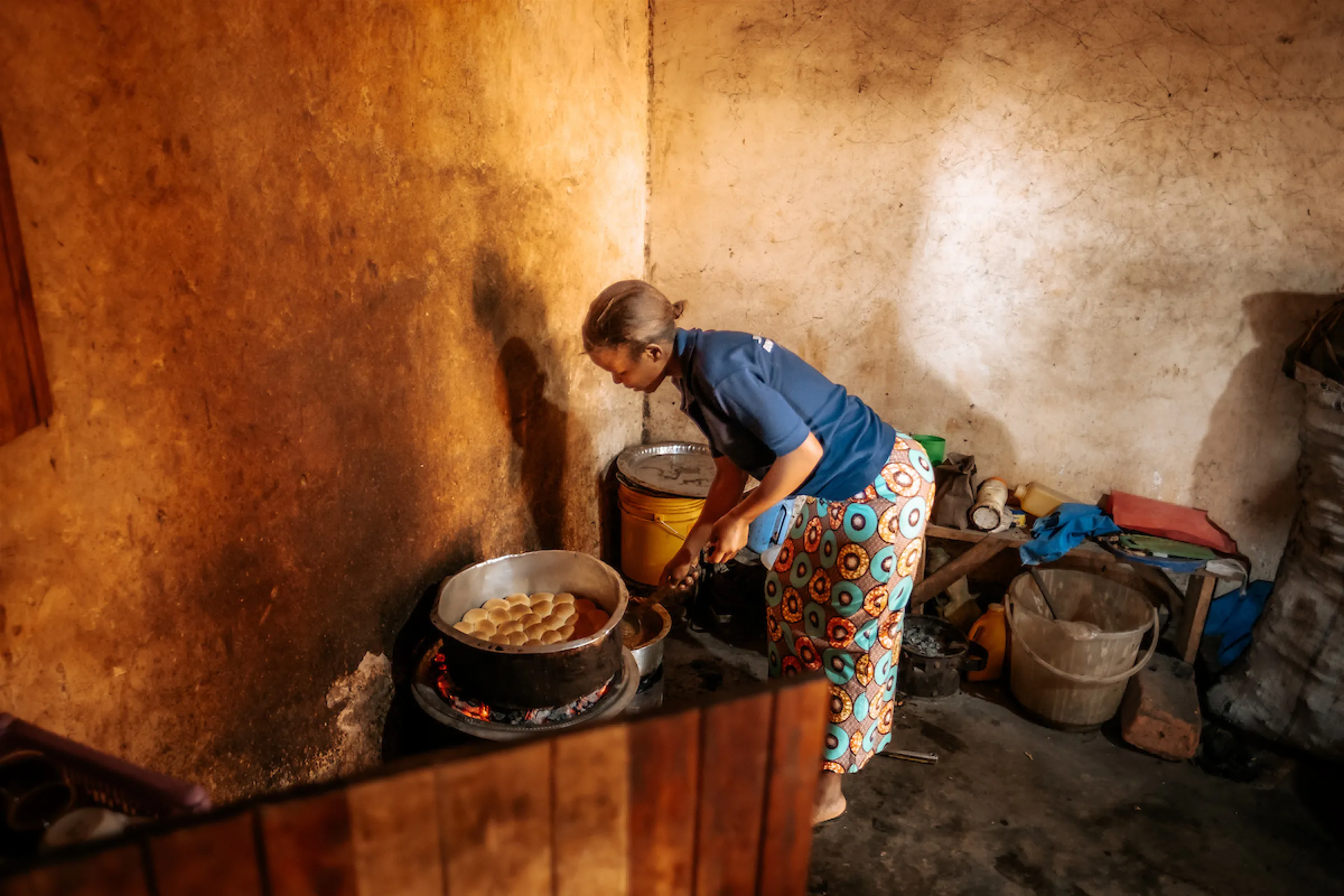Jackline at her restaurant