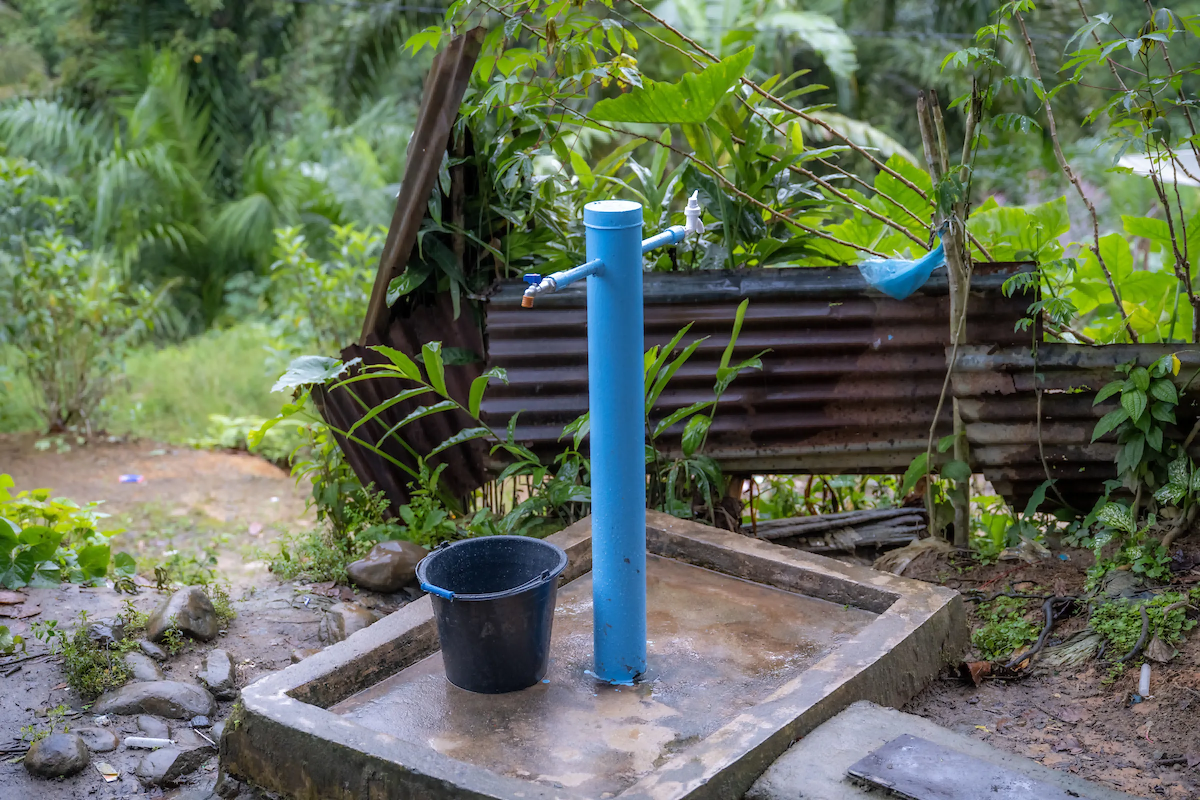 Tap stand in Indonesia