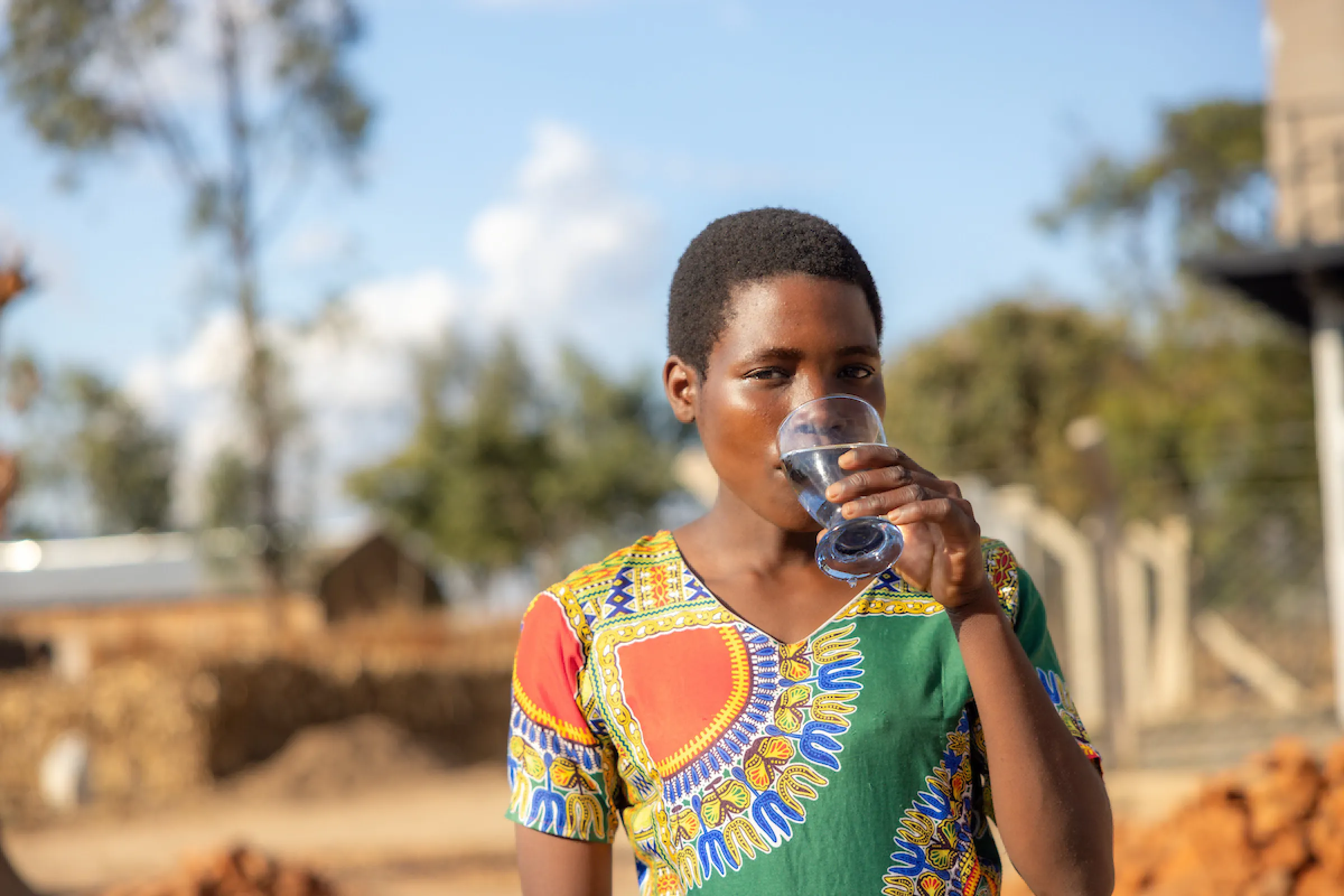 Matrida drinks safe, clean water