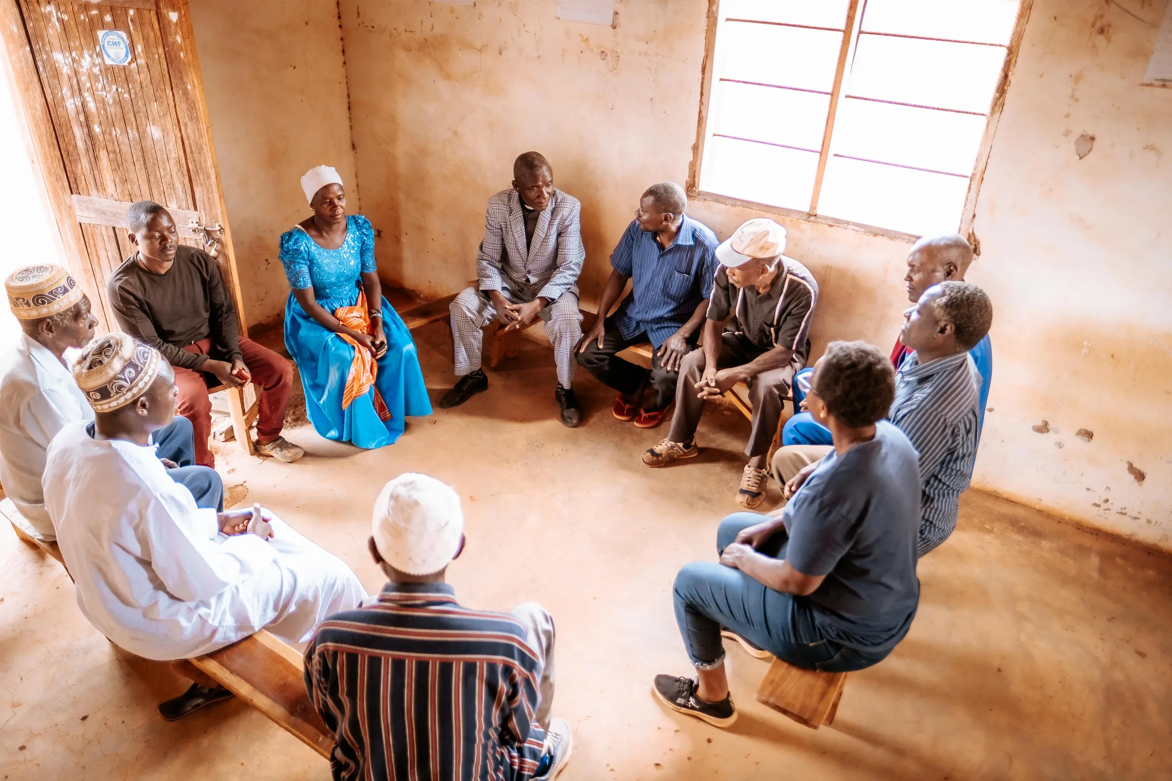 People in community in Africa