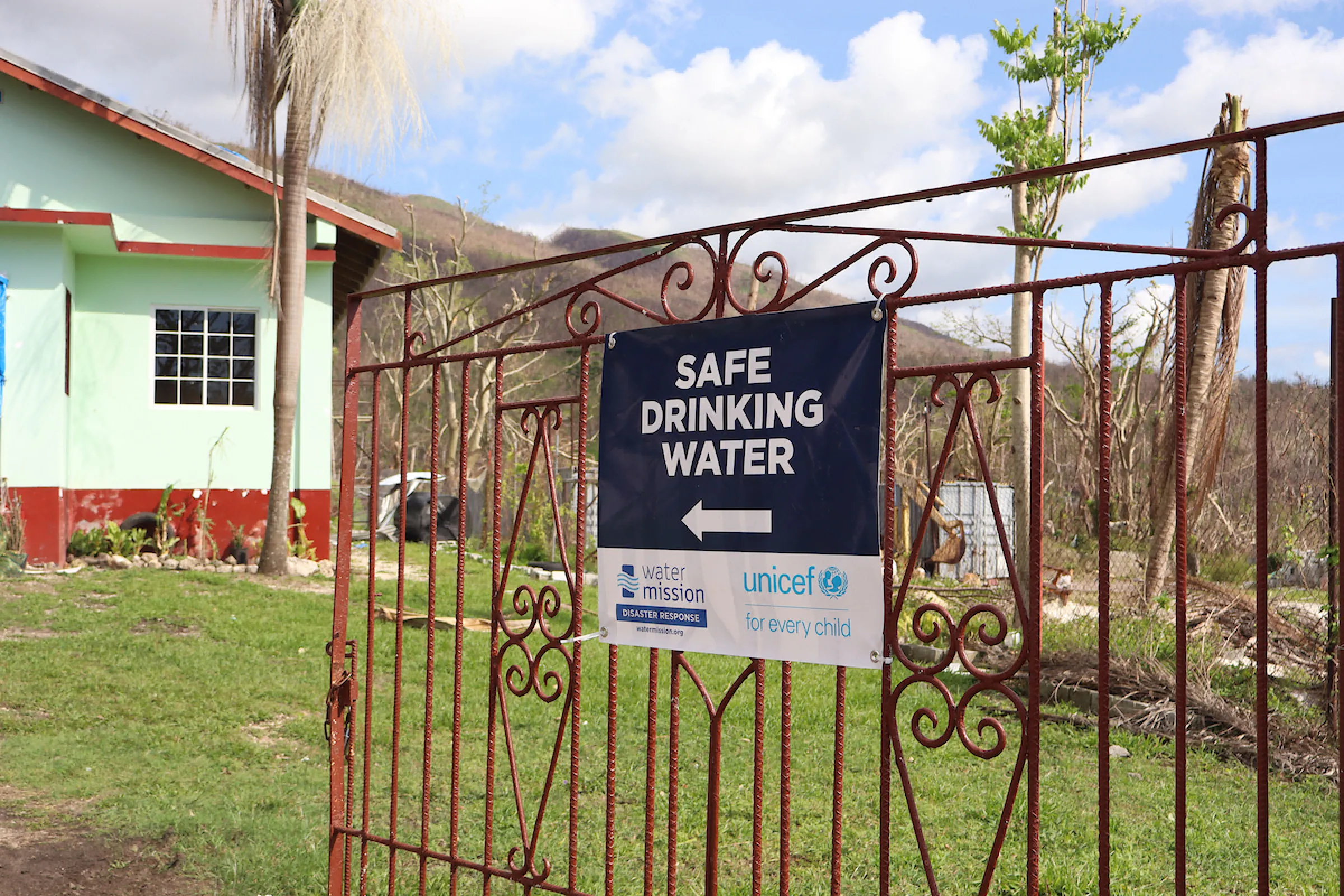 Water Mission provided safe water following Hurricane Melissa in Jamaica
