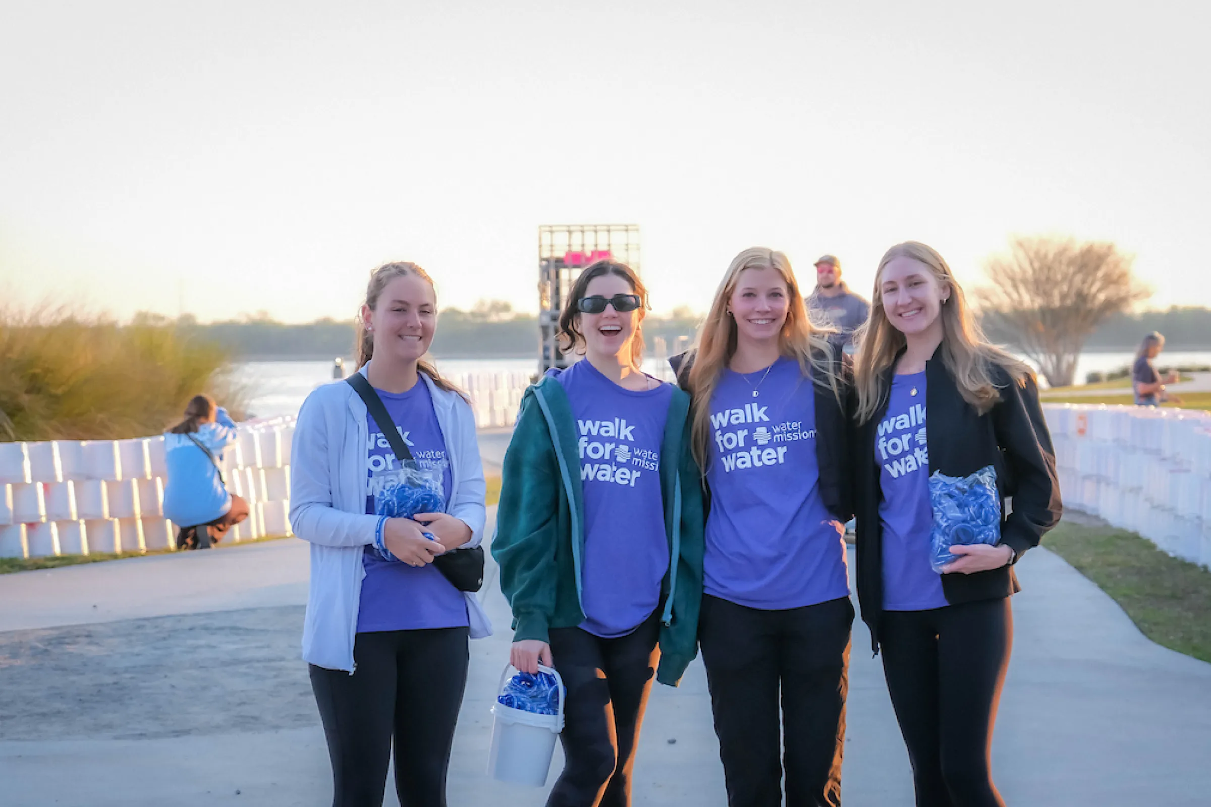 Volunteers at the 2026 Walk for Water in Charleston