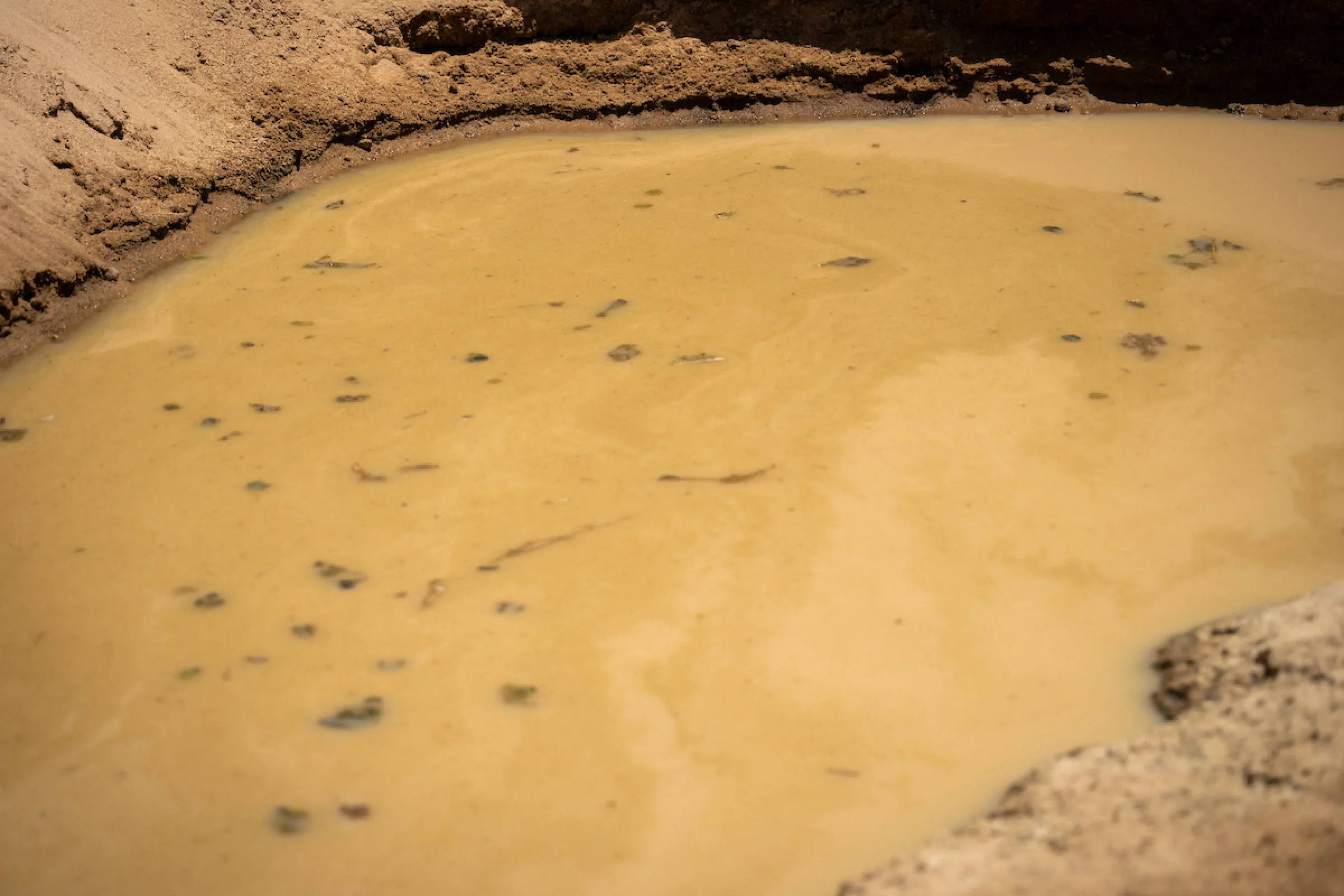 Dirty water in Tanzania