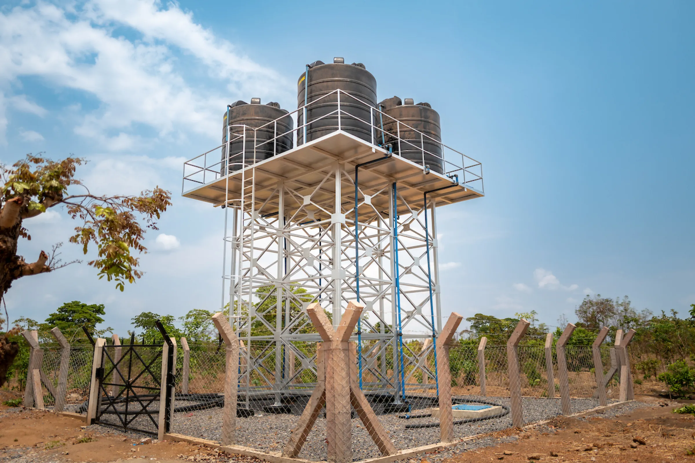 Safe water project; Nyarugusu Refugee Camp; Tanzania, Africa