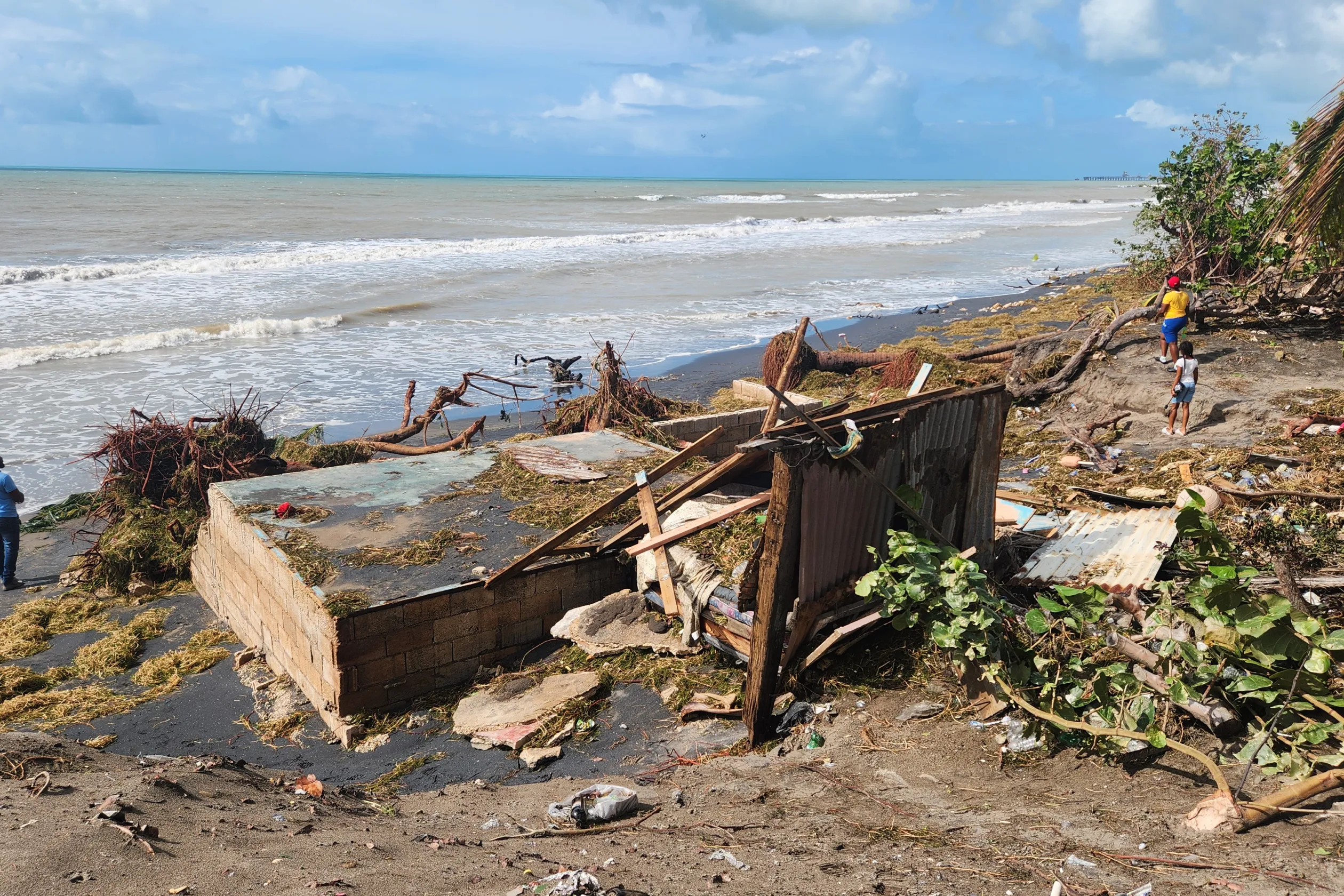 Hurricane Melissa damage in Jamaica