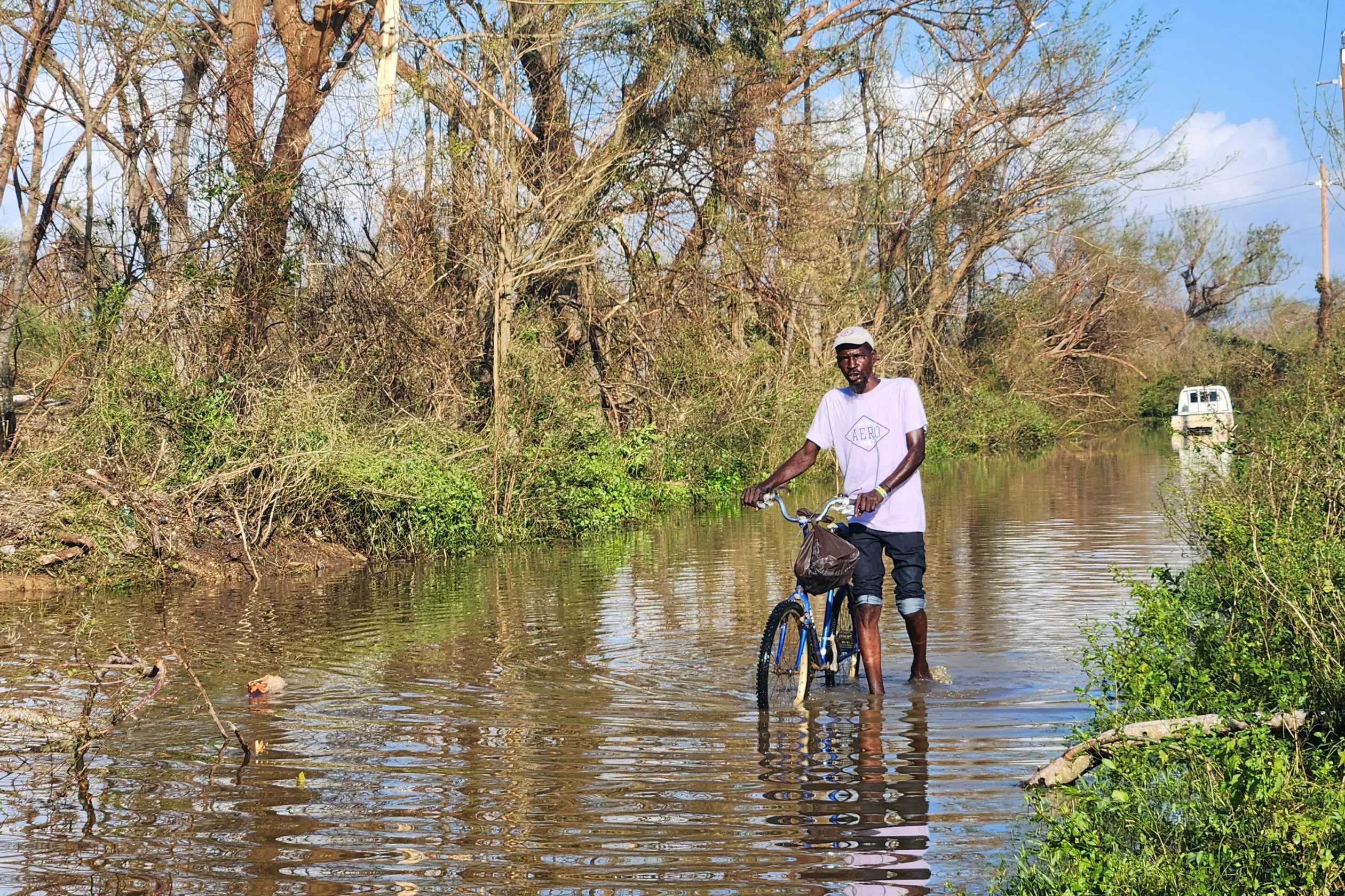 Hurricane Melissa damage in Jamaica