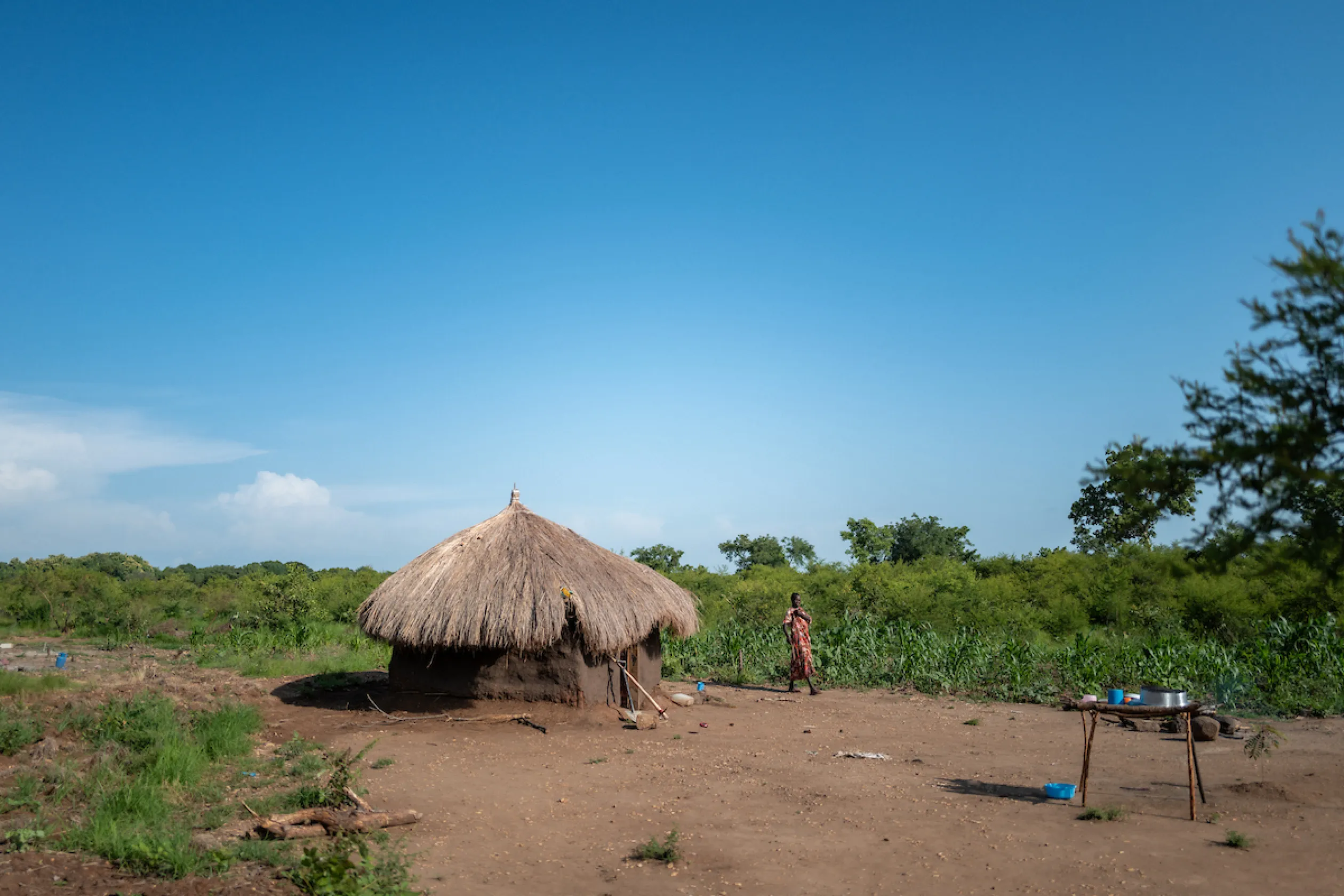 Refugees in Northern Uganda at Rino Camp