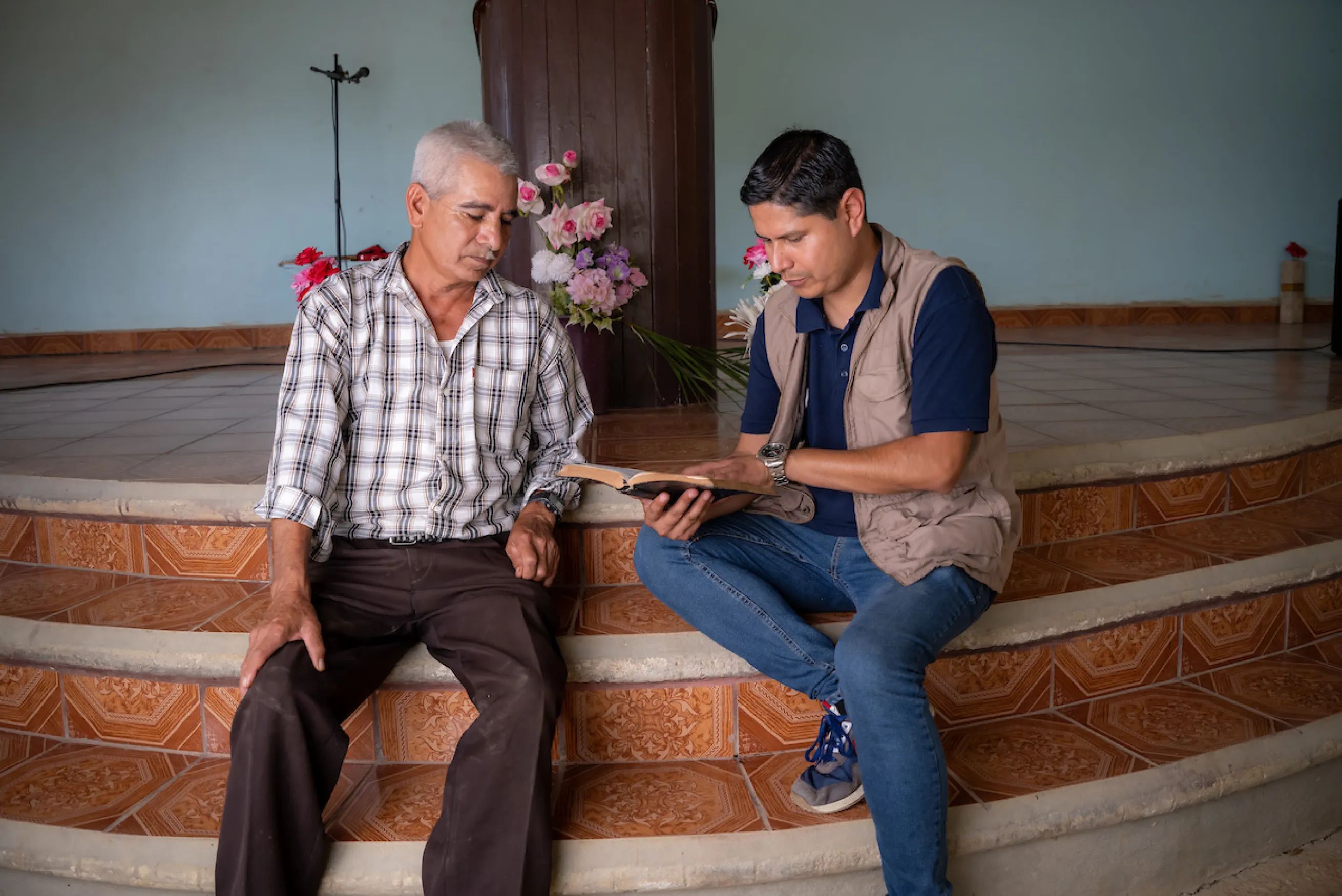 Omar and Tomas read the BibleOmar and Tomas read the Bible