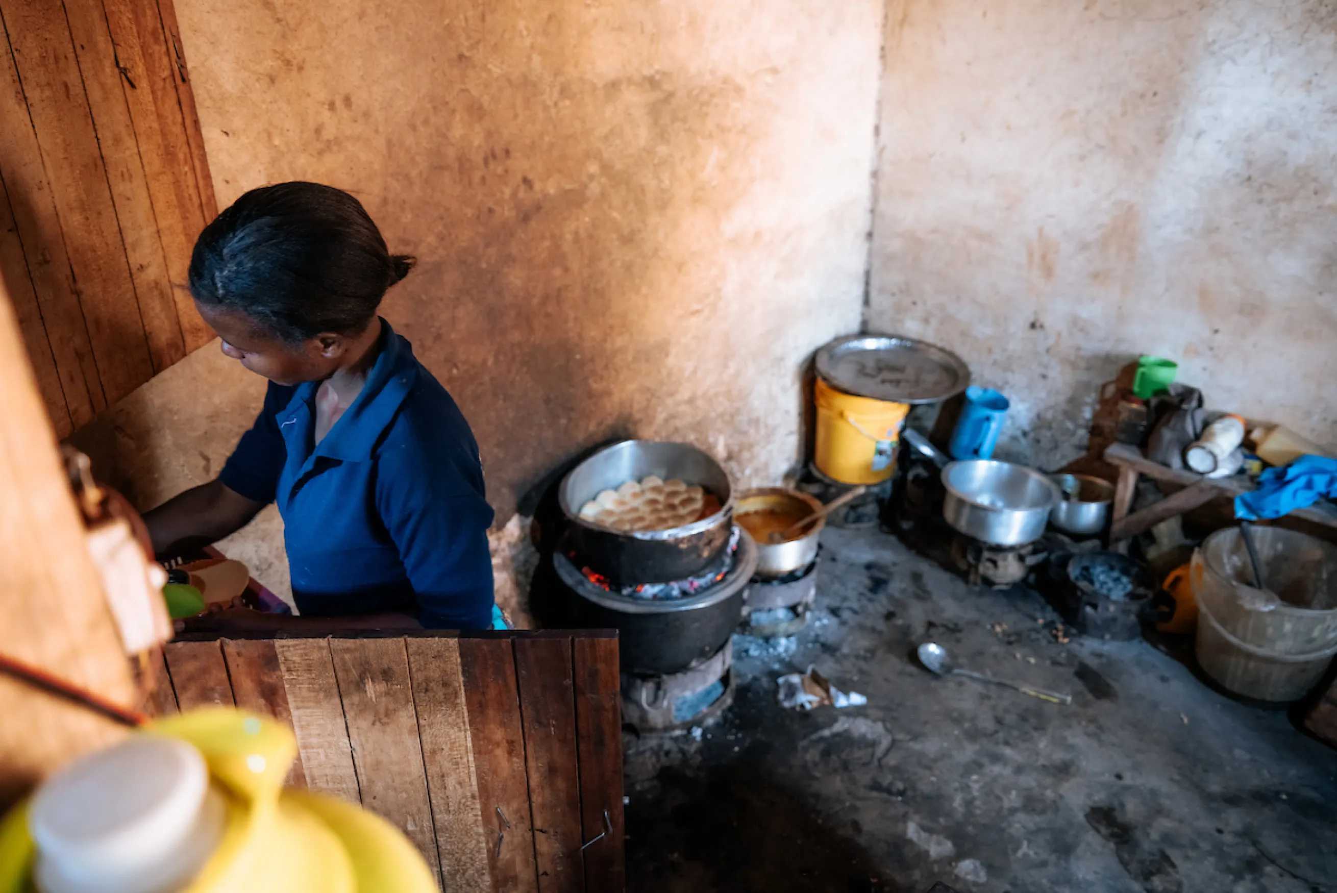 Jackline at her restaurant