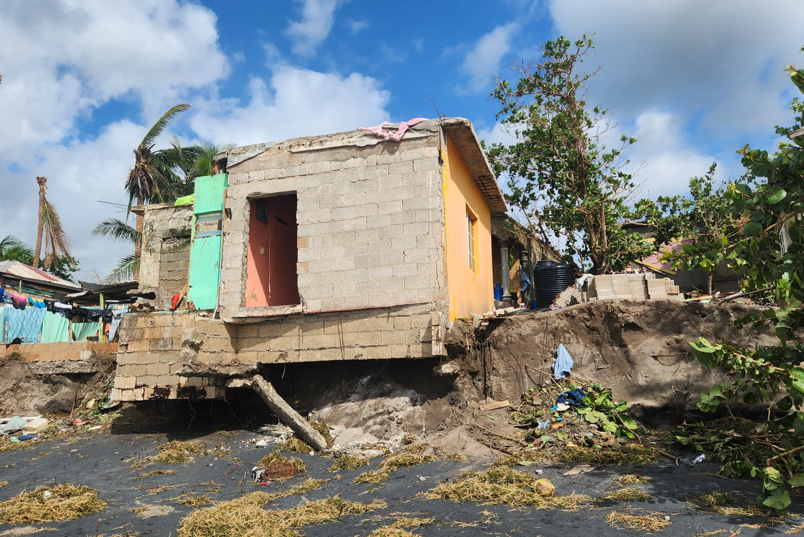 Hurricane Melissa damage in Jamaica