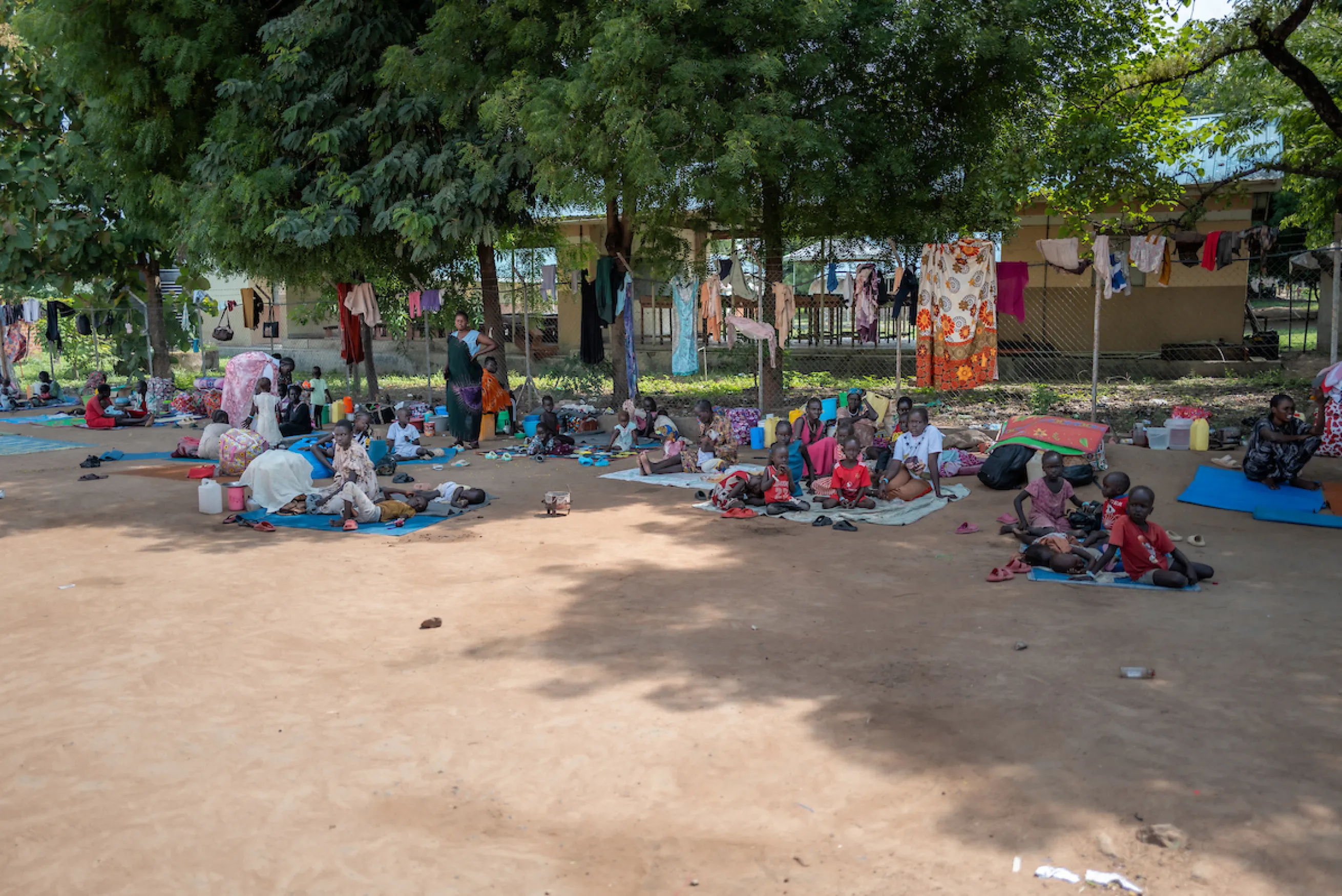 Refugees in Northern Uganda at Rino Camp