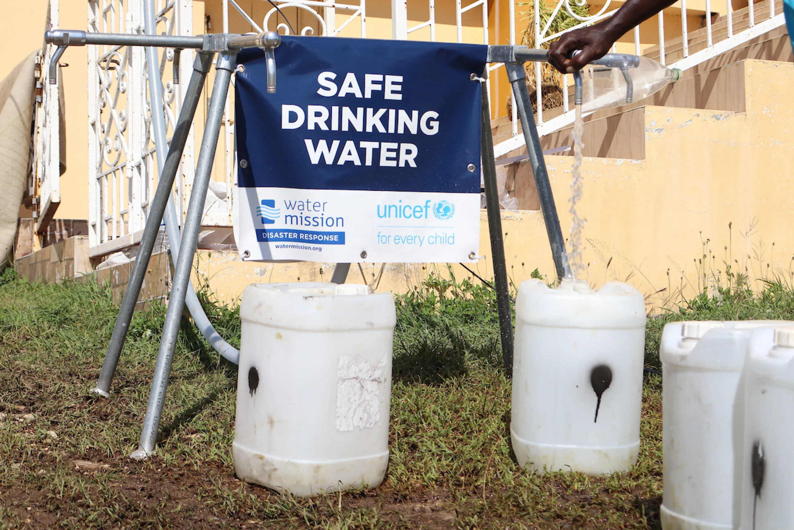 Safe water access point