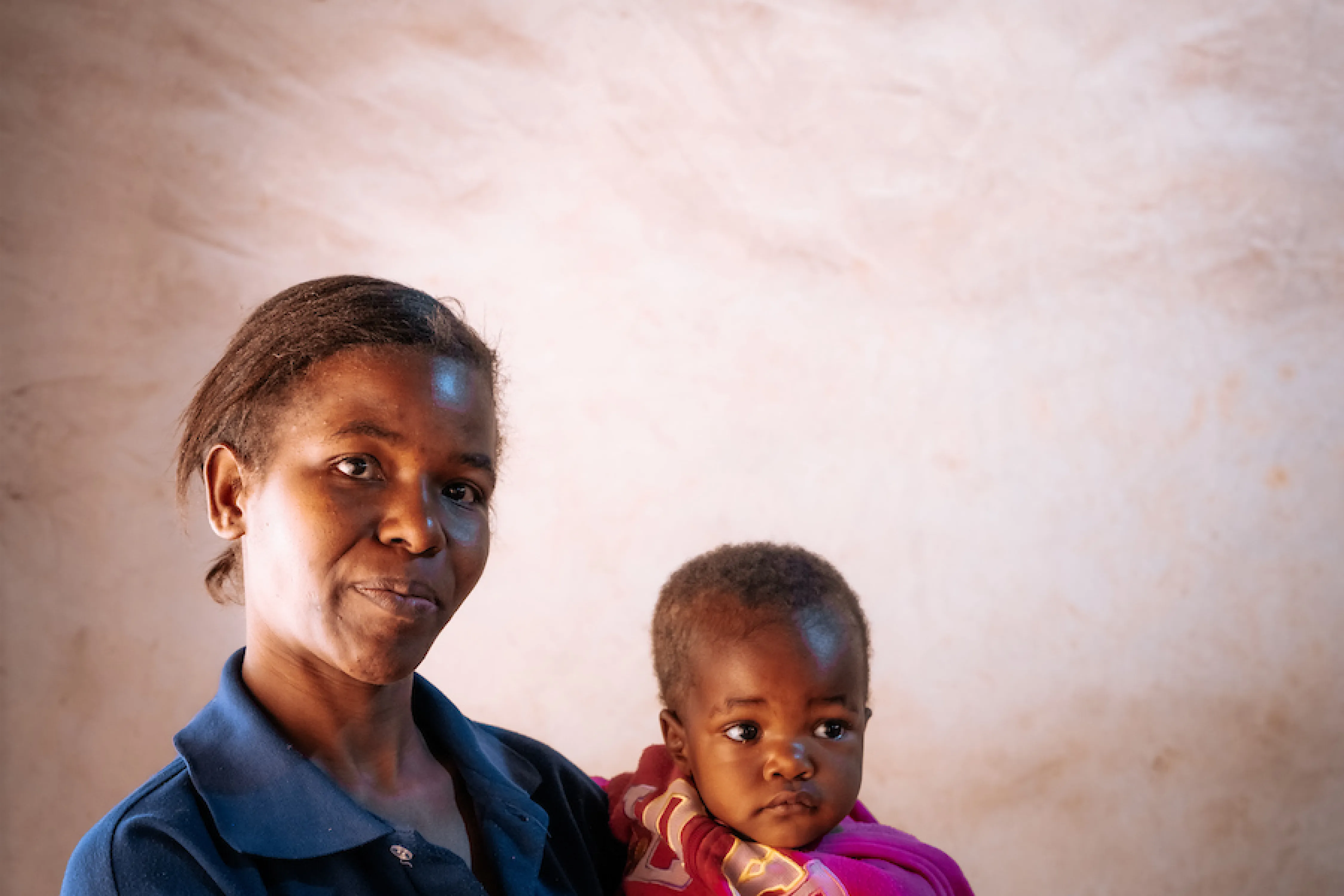 Jackline and her daughter, Given