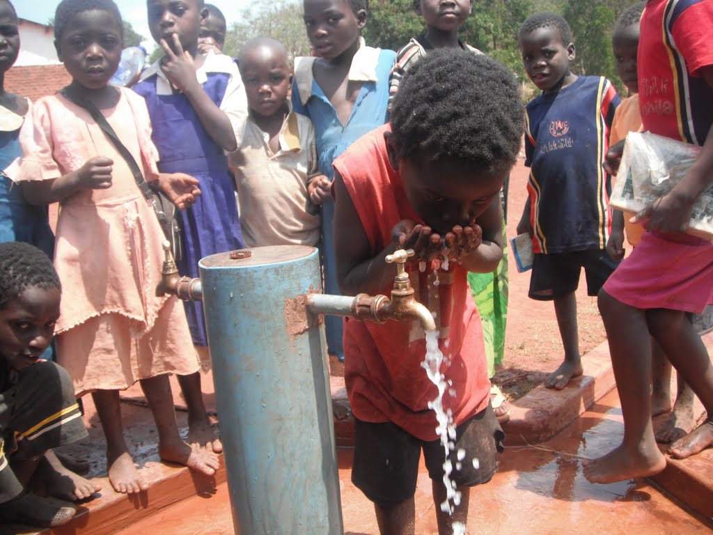 Stafe Water tapstand in Malawi