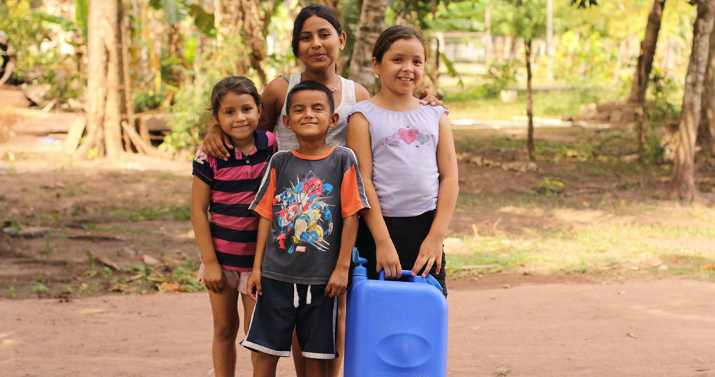 Give a family access to safe water. | Water for a Family