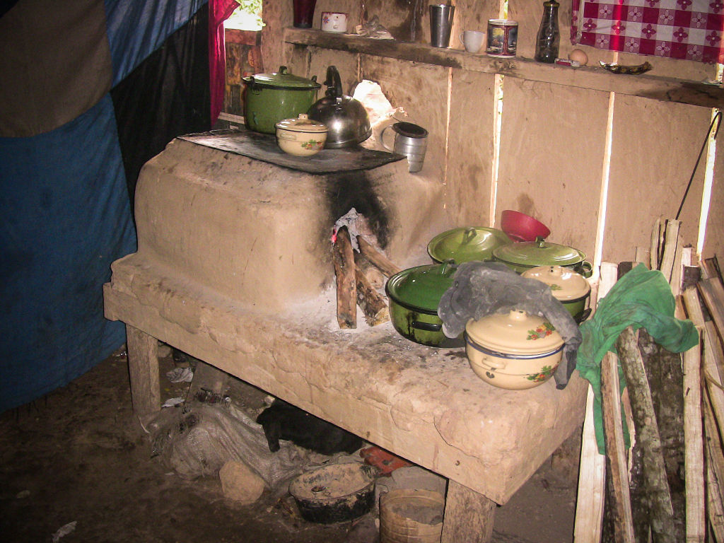 The stove for a family in Honduras