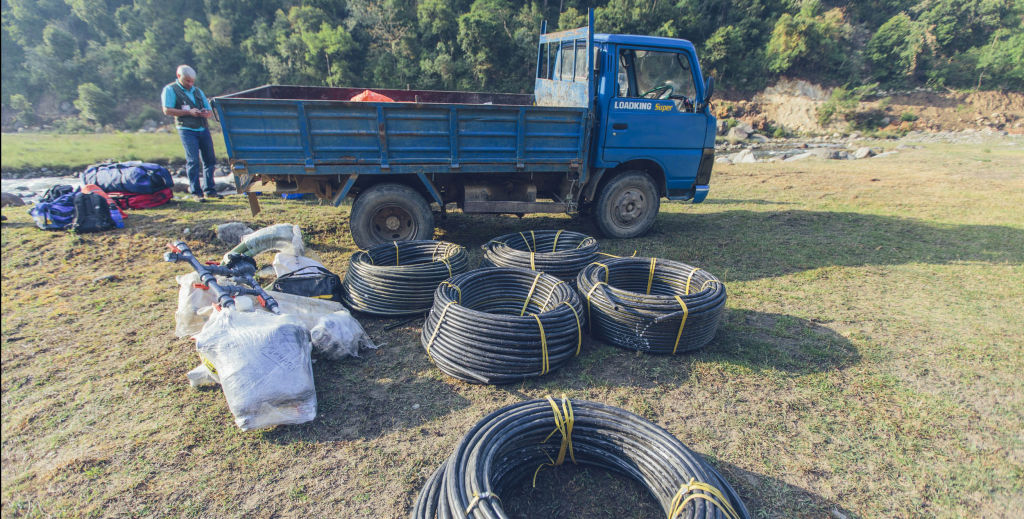 Pipe ready for Pokhari village | Nepal Earthquake