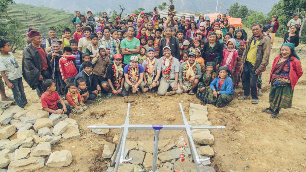 Water Missions team with Pokhari community | Nepal Earthquake