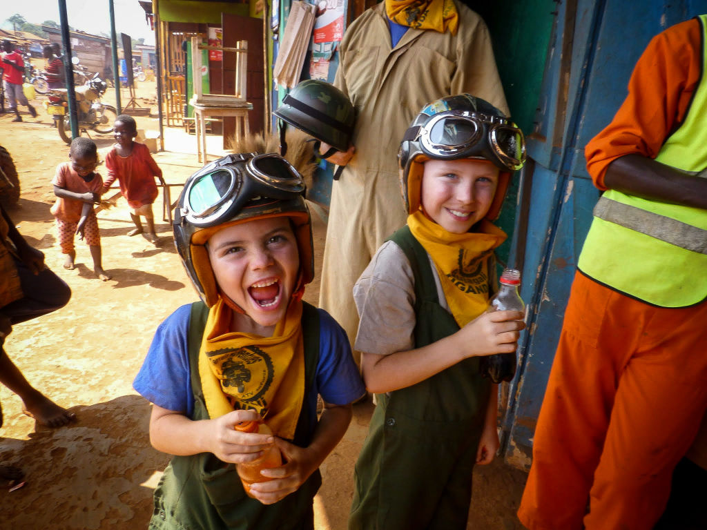 Jennifer's sons living life in Uganda.